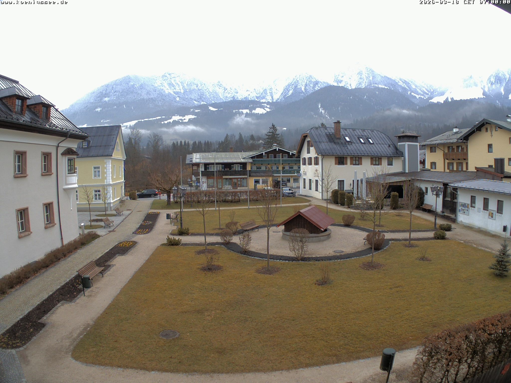 Archiv Foto Webcam Haus des Gastes - Königssee