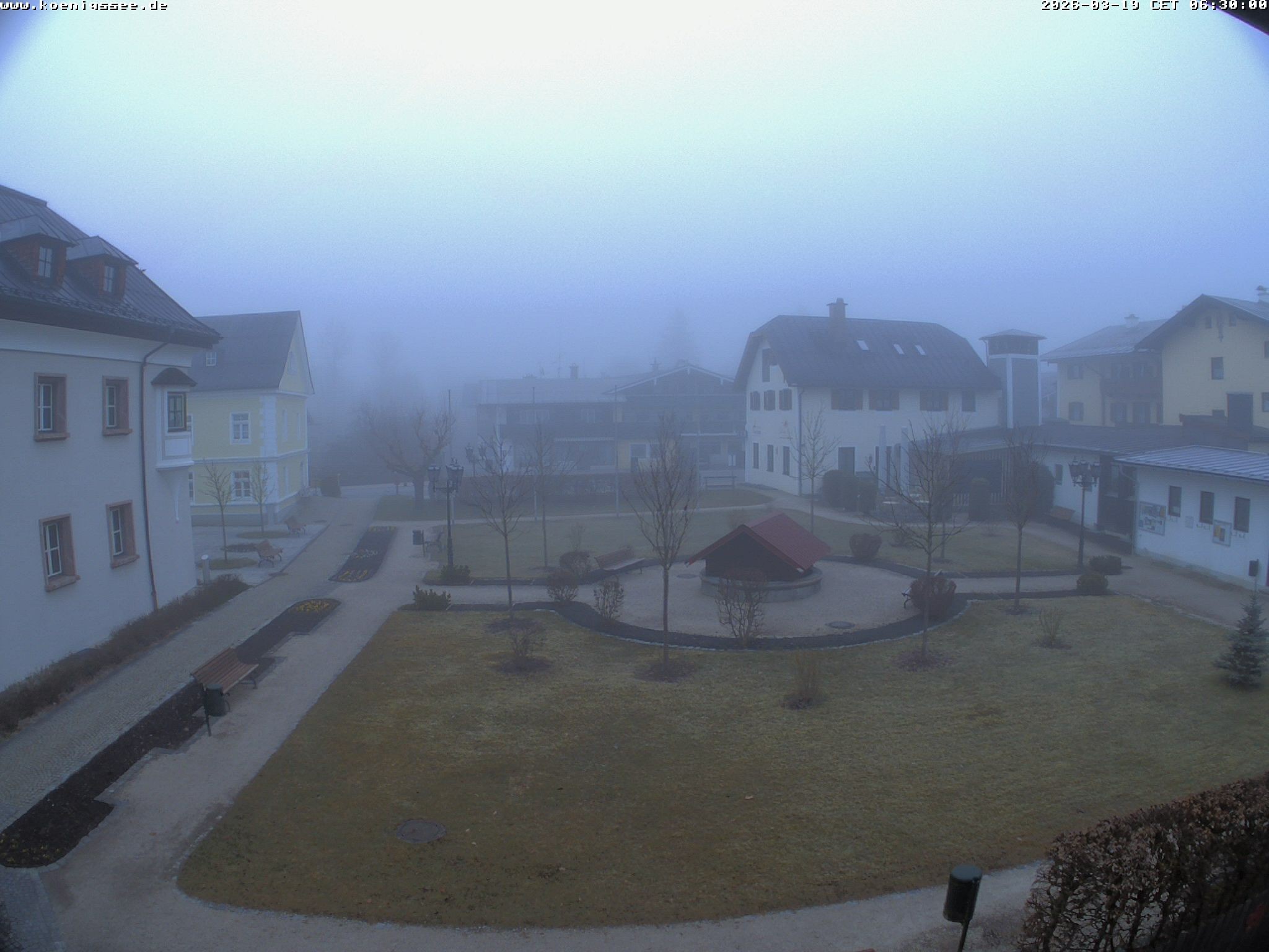 Archiv Foto Webcam Haus des Gastes - Königssee