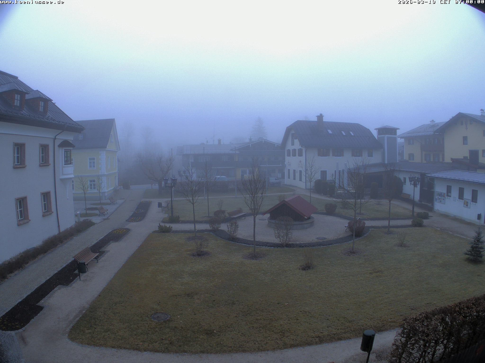 Archiv Foto Webcam Haus des Gastes - Königssee