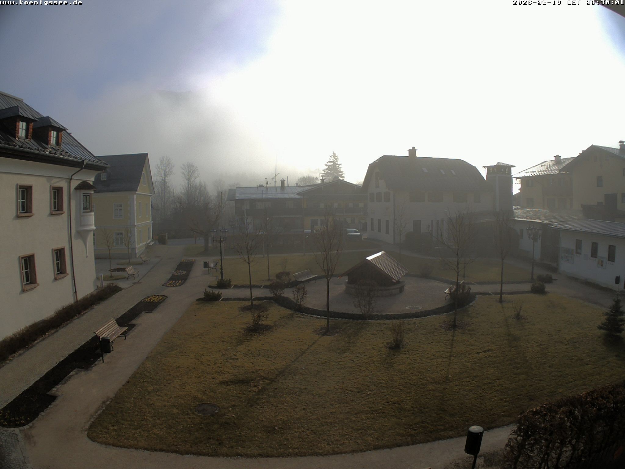 Archiv Foto Webcam Haus des Gastes - Königssee