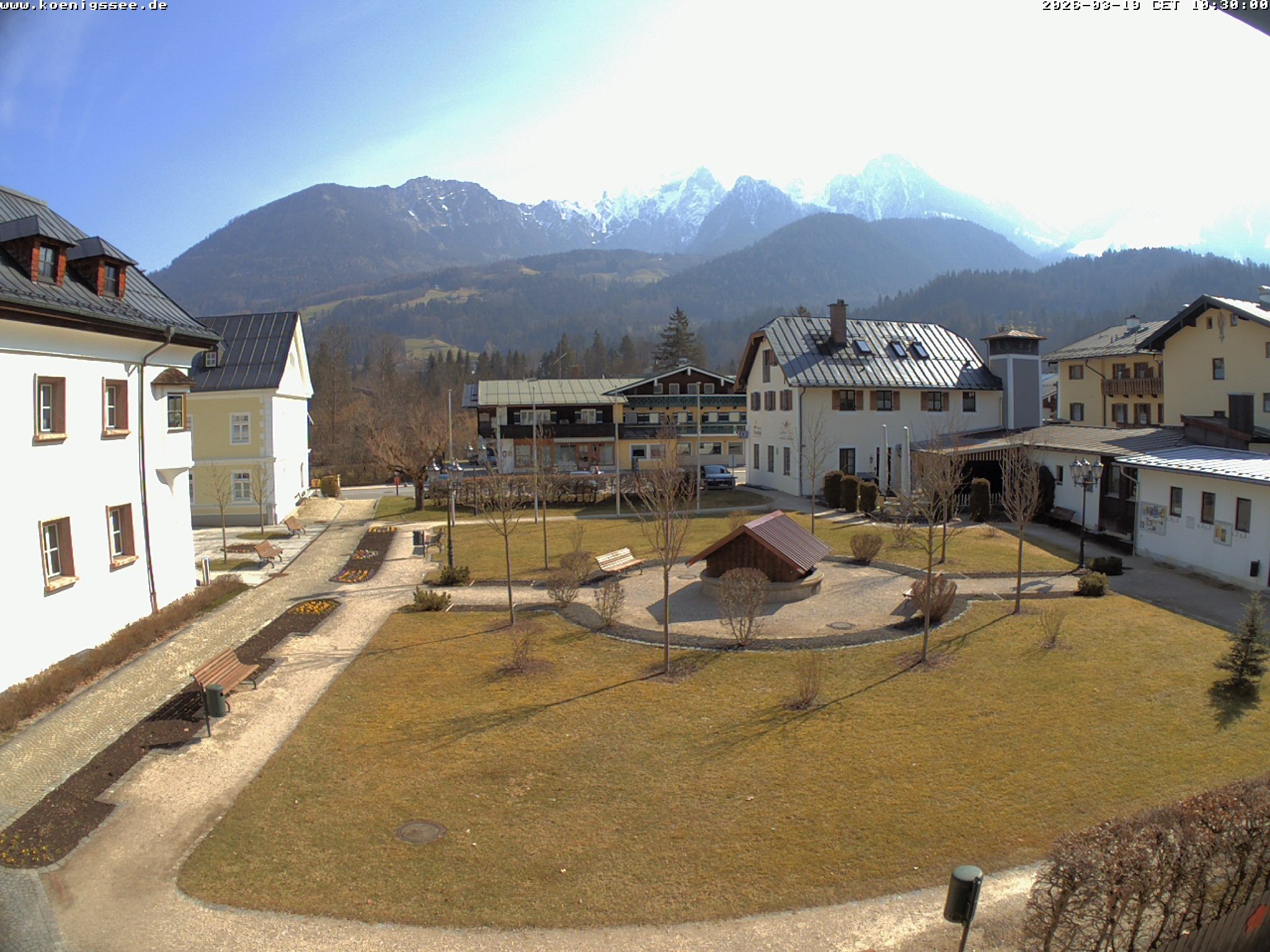 Archiv Foto Webcam Haus des Gastes - Königssee