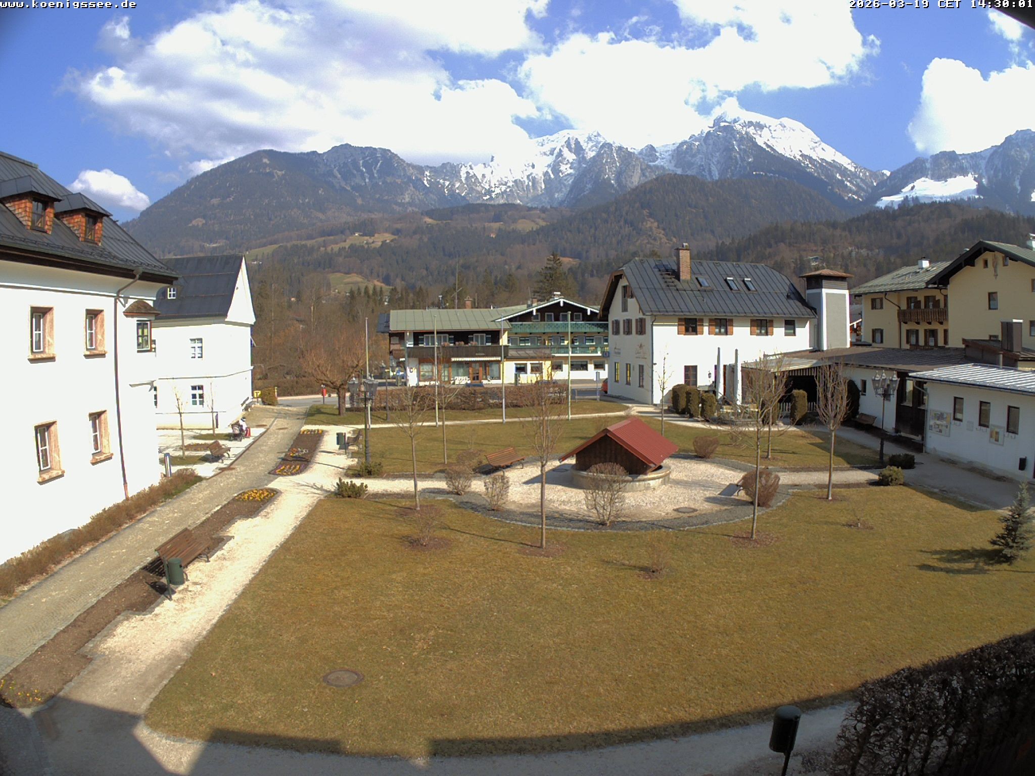 Archiv Foto Webcam Haus des Gastes - Königssee