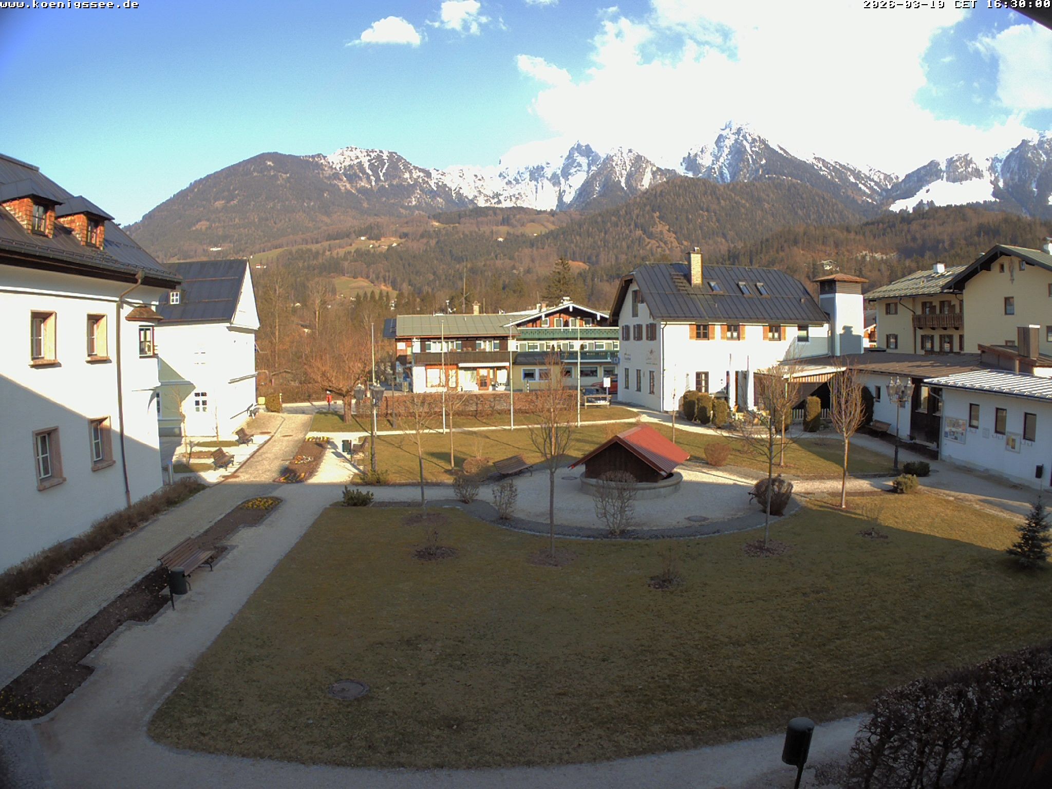 Archiv Foto Webcam Haus des Gastes - Königssee