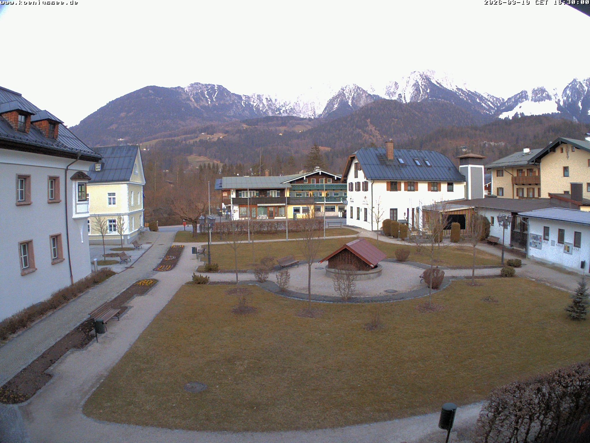 Archiv Foto Webcam Haus des Gastes - Königssee