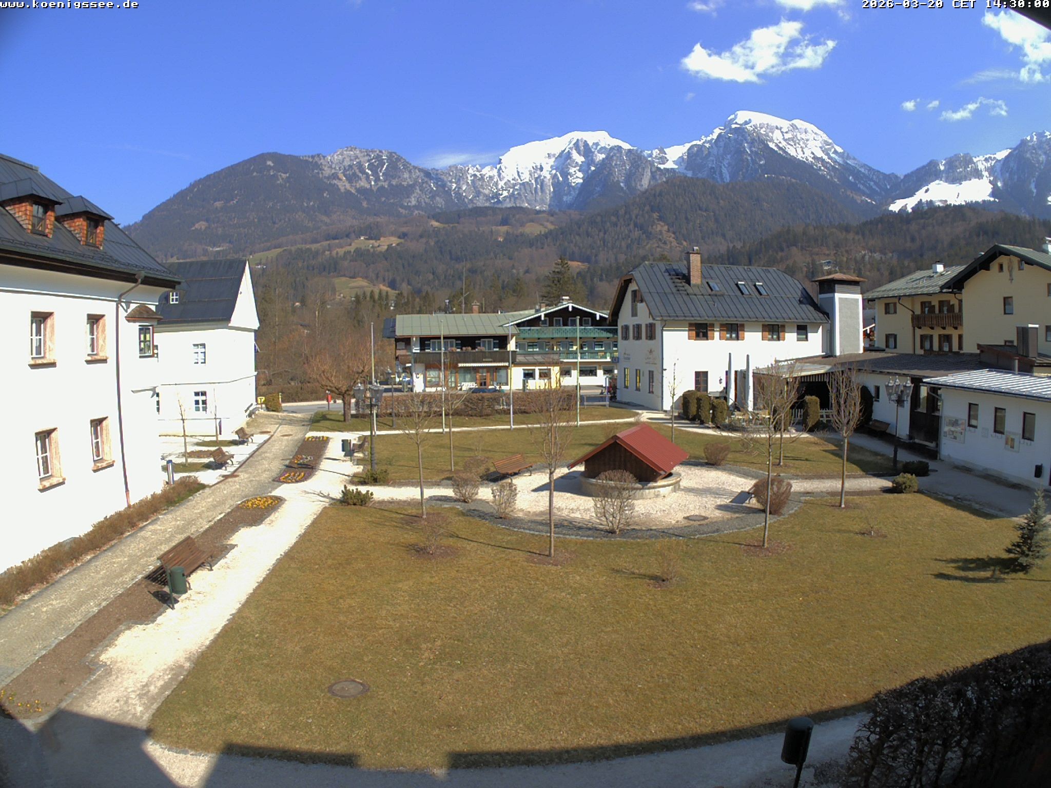 Archiv Foto Webcam Haus des Gastes - Königssee