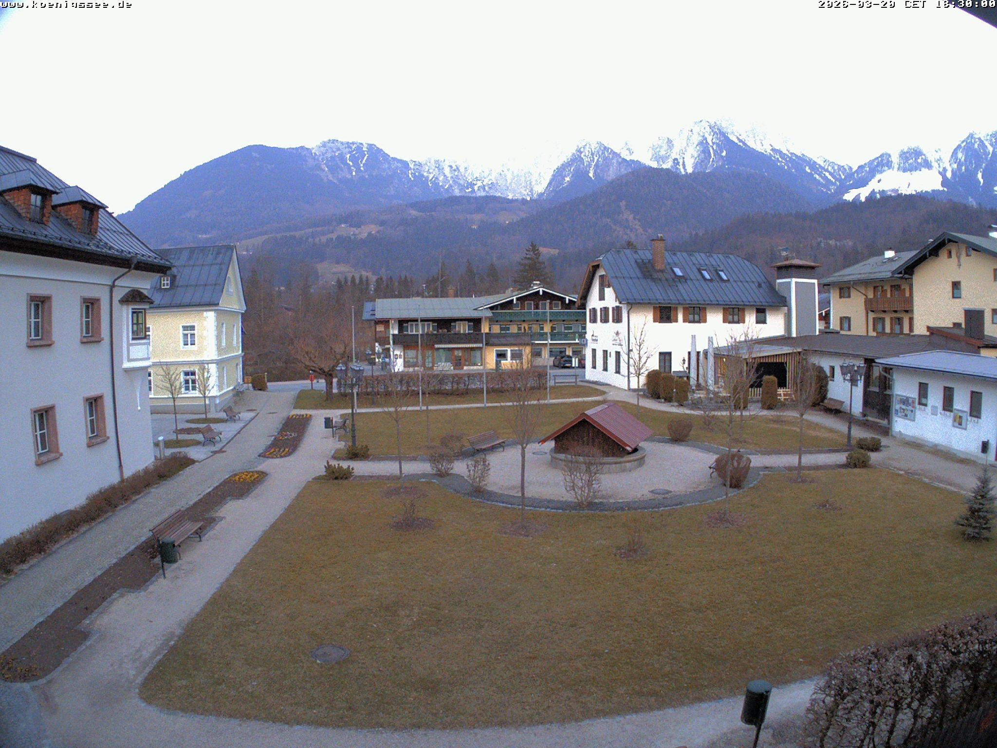 Archiv Foto Webcam Haus des Gastes - Königssee