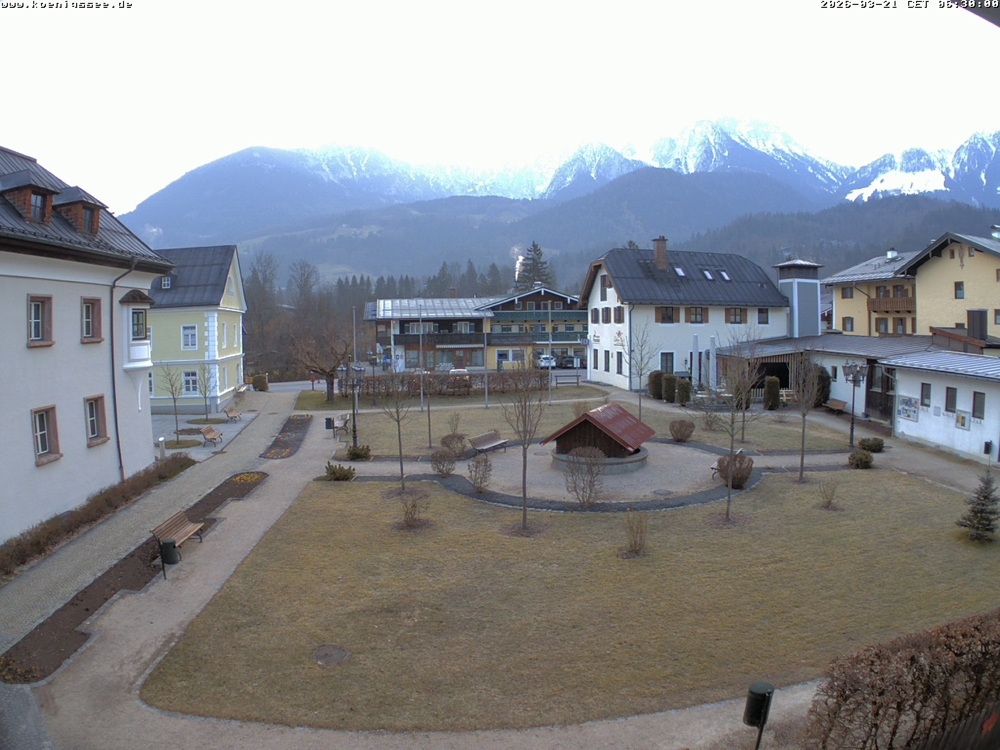 Archiv Foto Webcam Haus des Gastes - Königssee