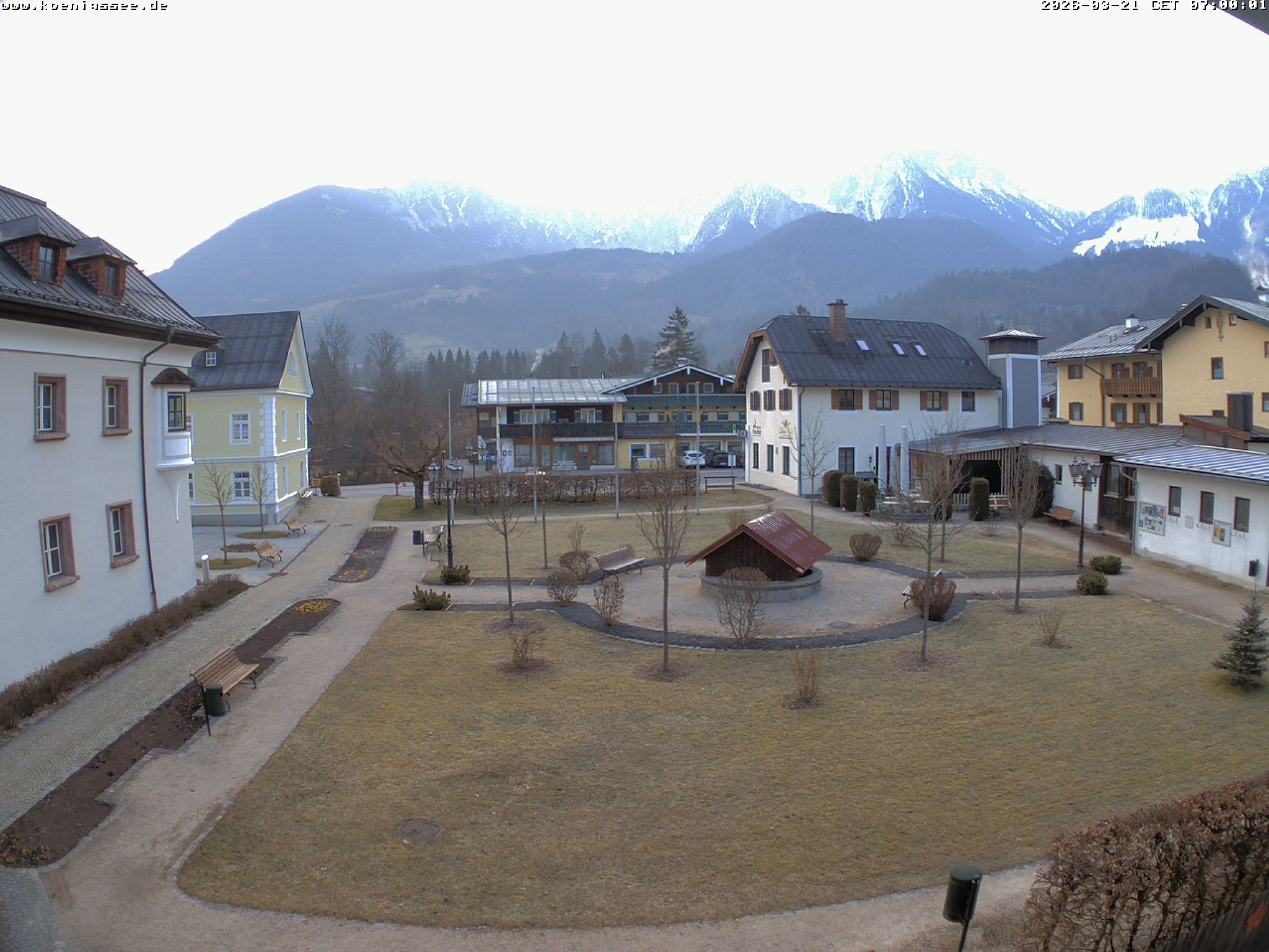 Archiv Foto Webcam Haus des Gastes - Königssee