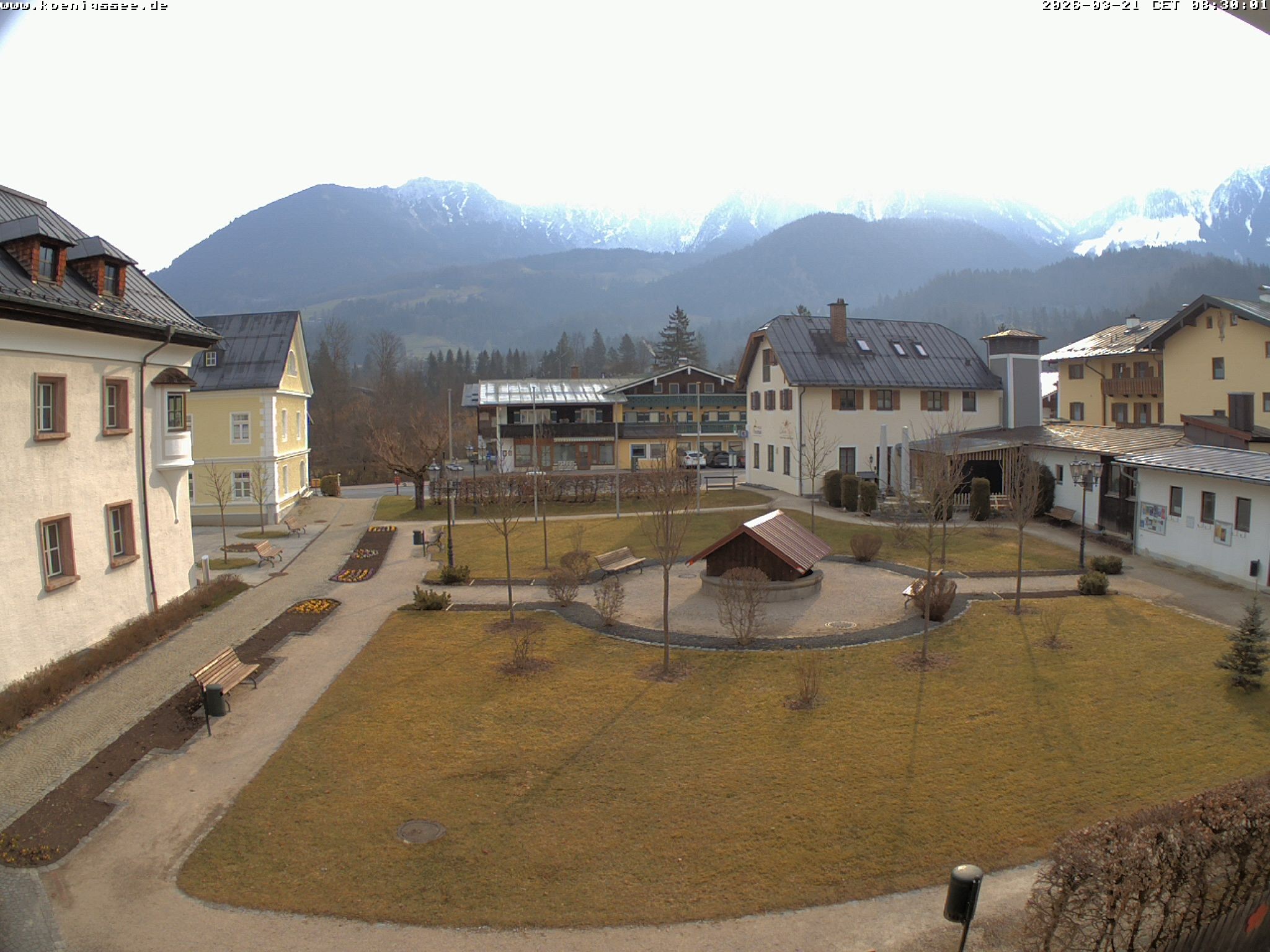Archiv Foto Webcam Haus des Gastes - Königssee