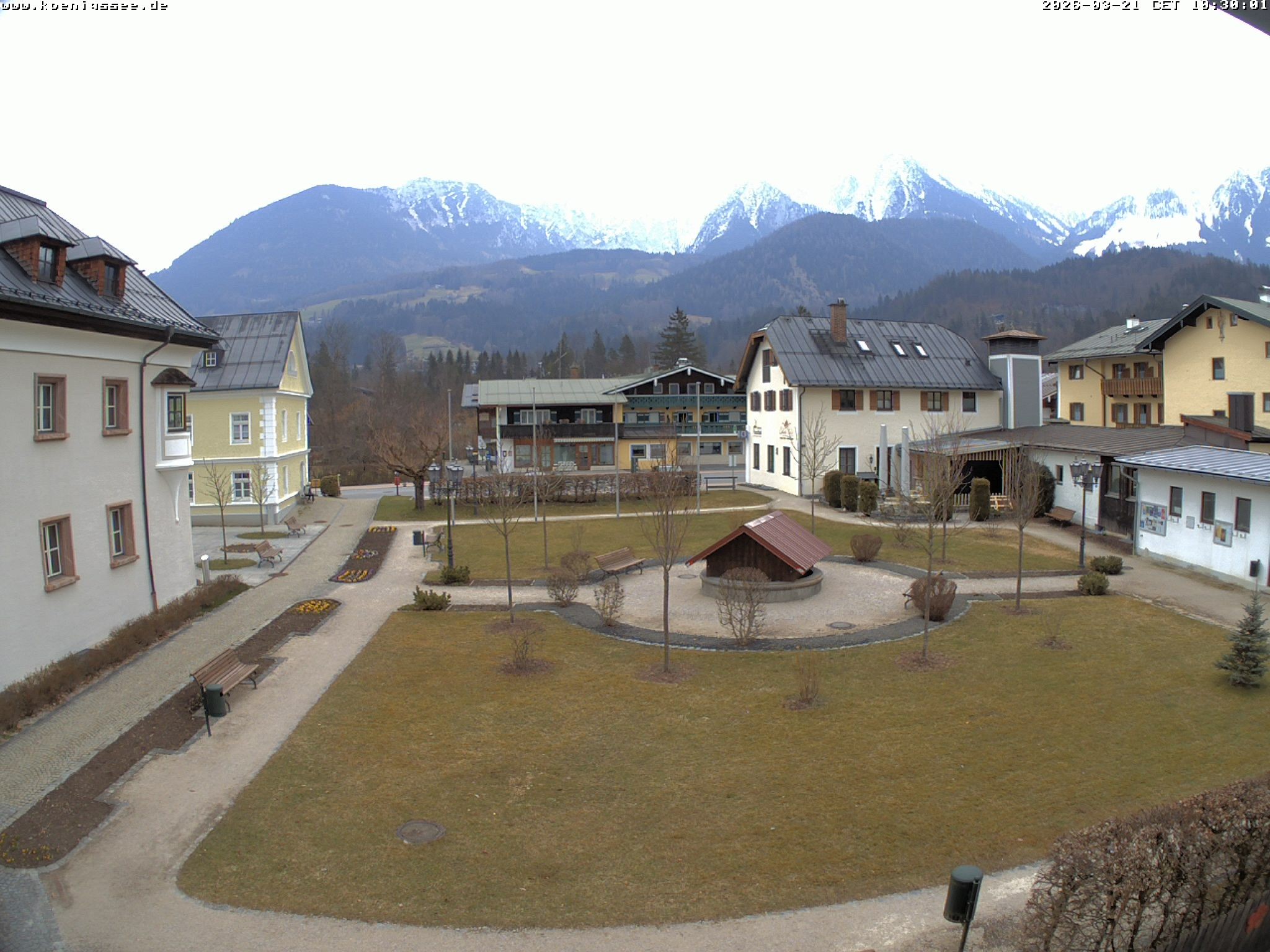 Archiv Foto Webcam Haus des Gastes - Königssee