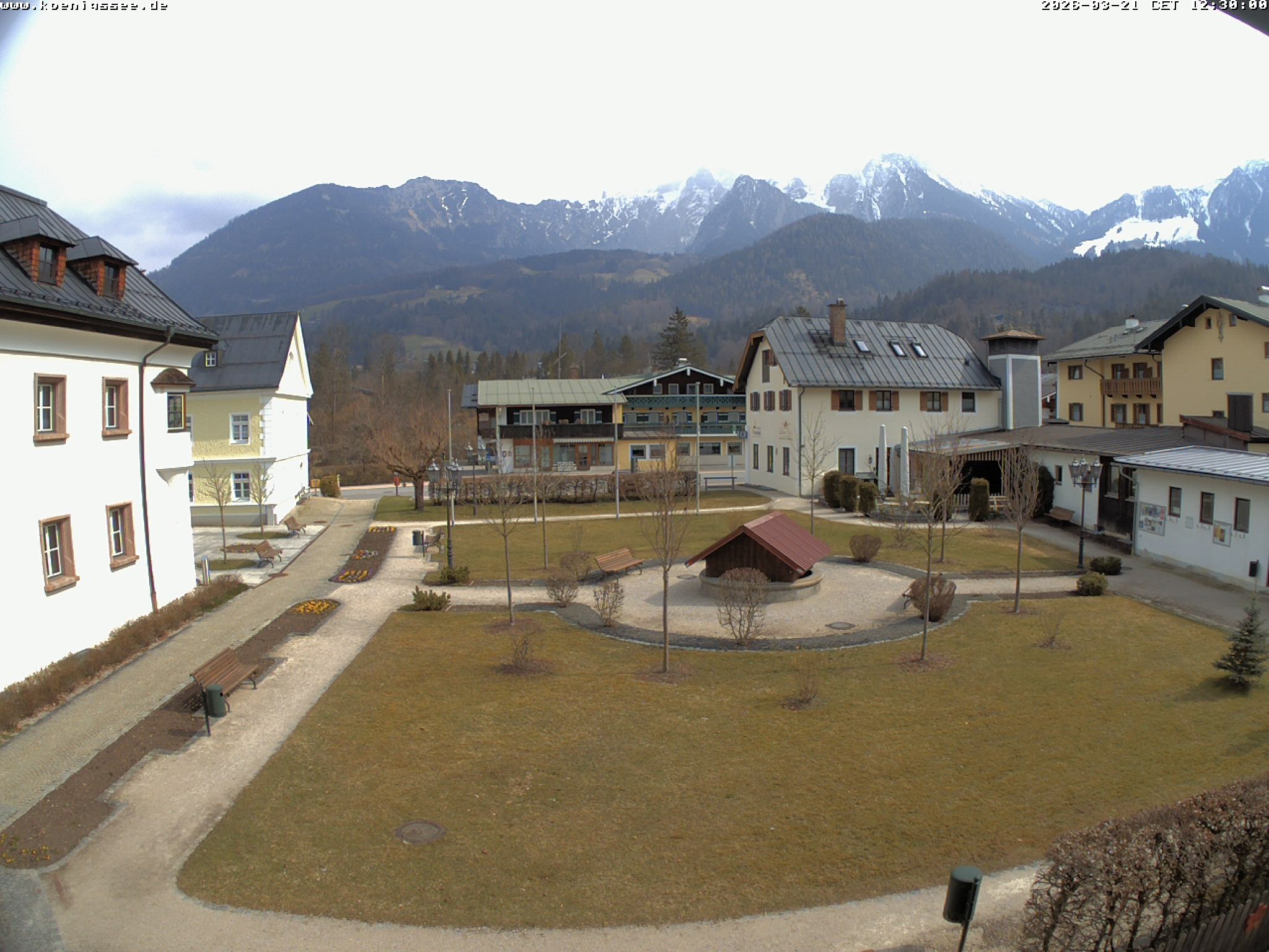 Archiv Foto Webcam Haus des Gastes - Königssee