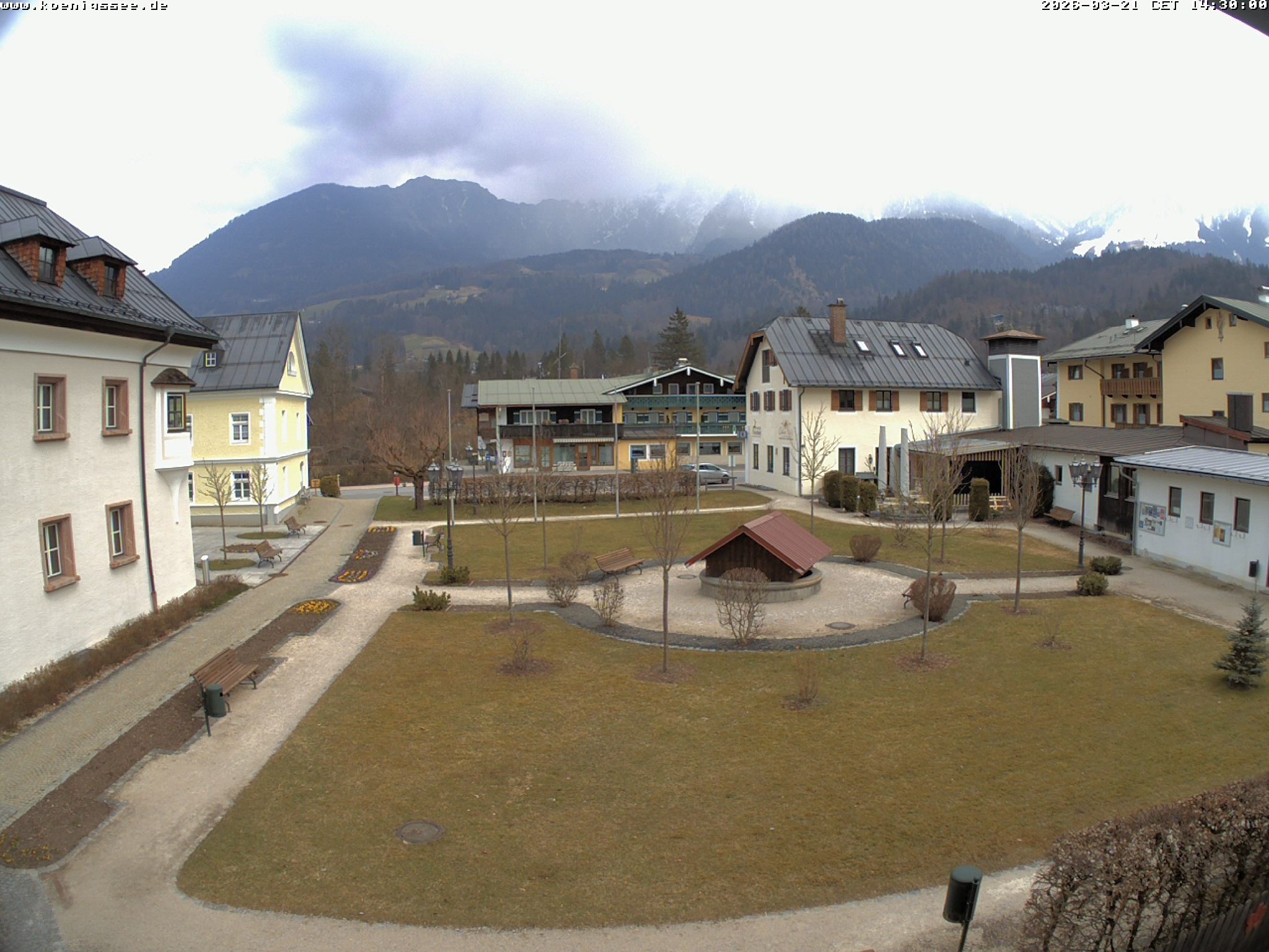 Archiv Foto Webcam Haus des Gastes - Königssee