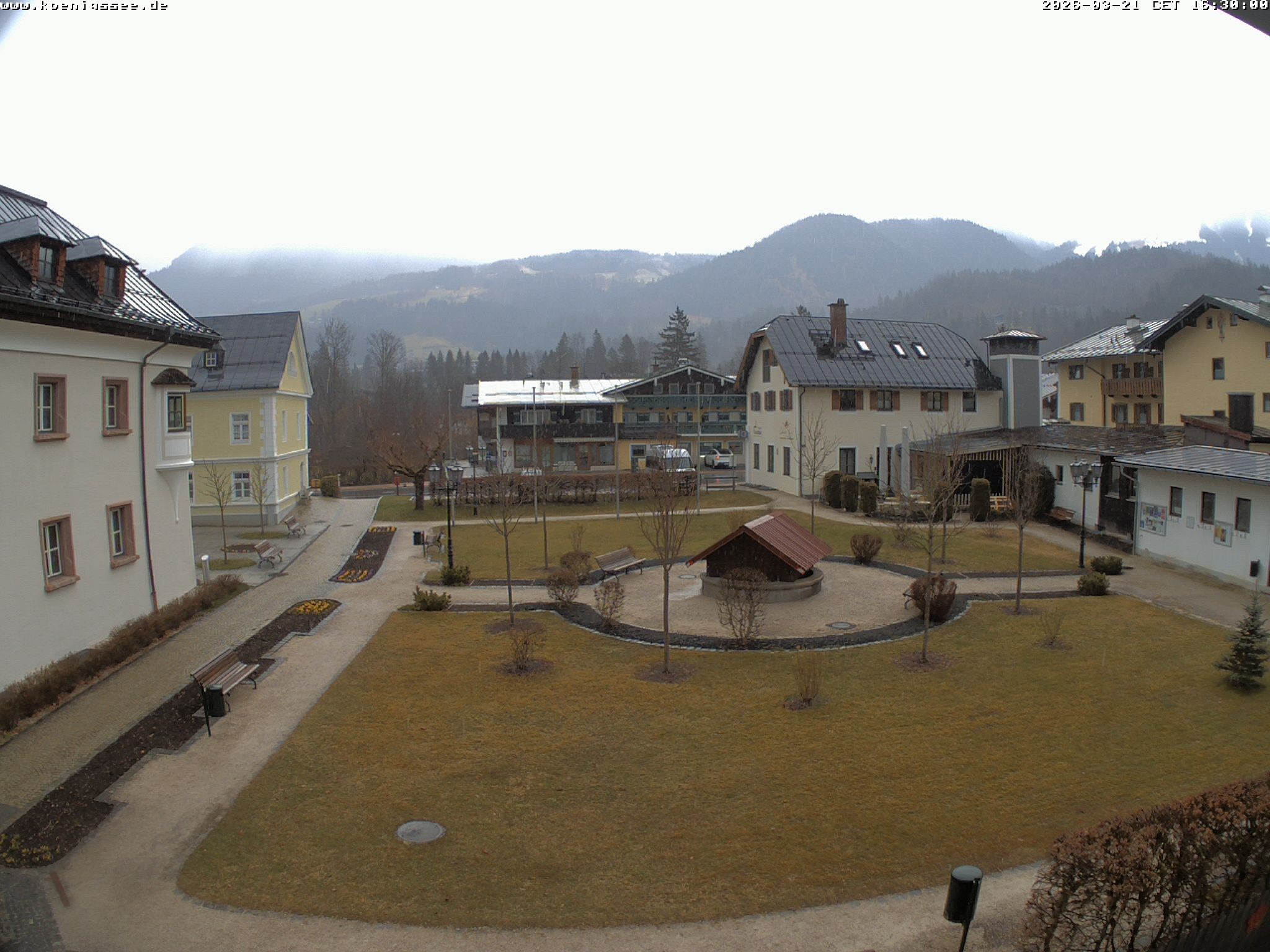 Archiv Foto Webcam Haus des Gastes - Königssee