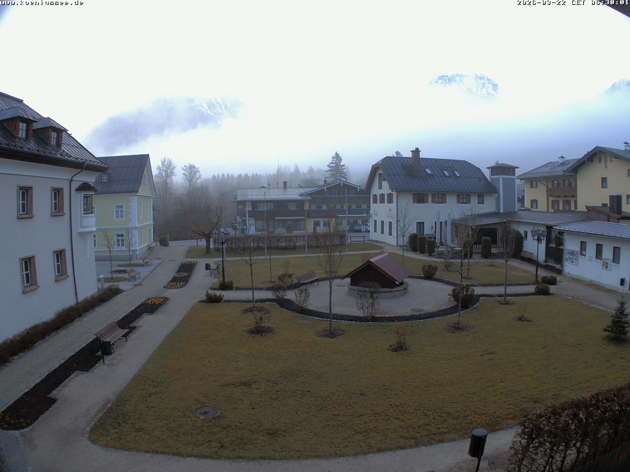 Archiv Foto Webcam Haus des Gastes - Königssee
