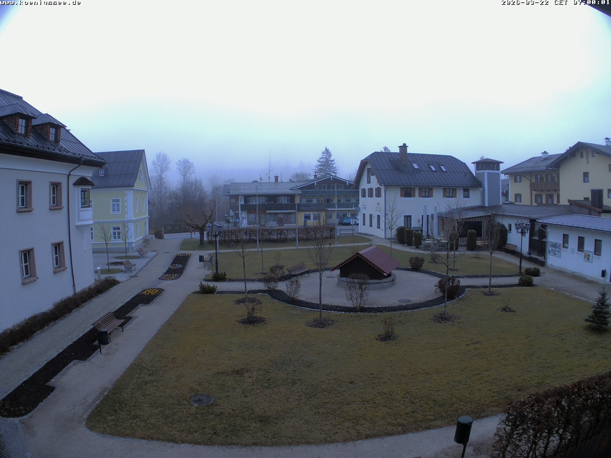 Archiv Foto Webcam Haus des Gastes - Königssee