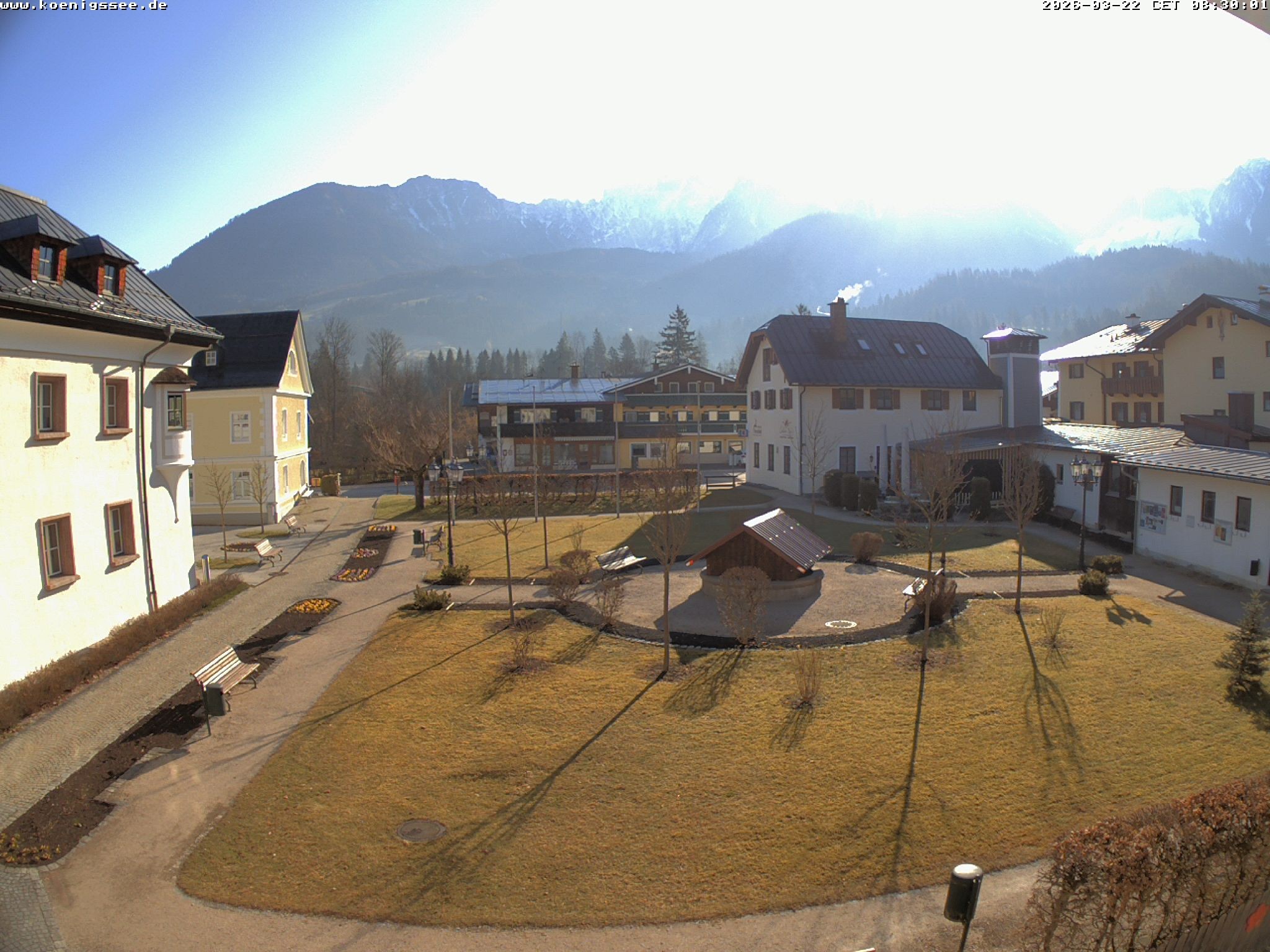 Archiv Foto Webcam Haus des Gastes - Königssee