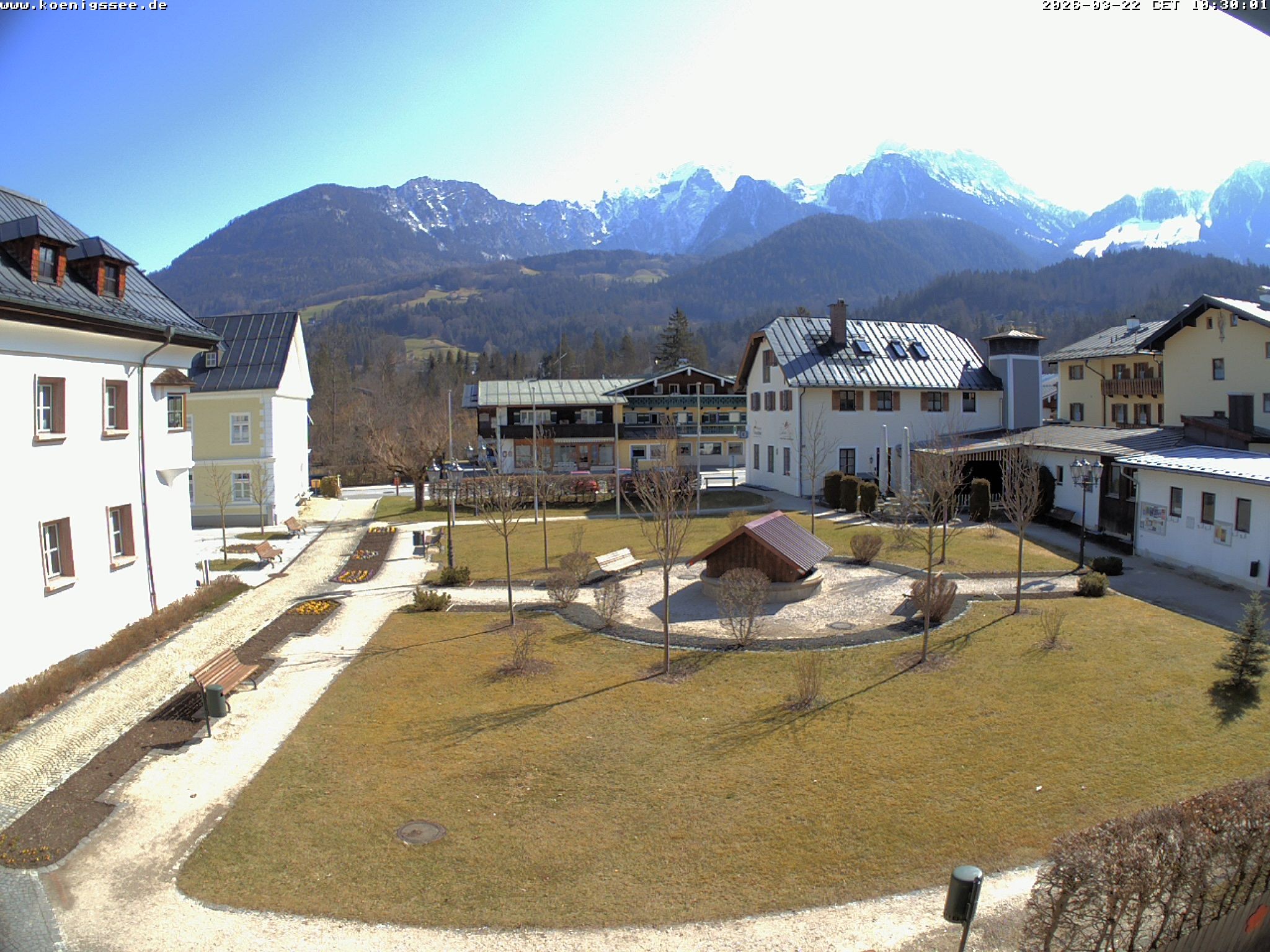 Archiv Foto Webcam Haus des Gastes - Königssee