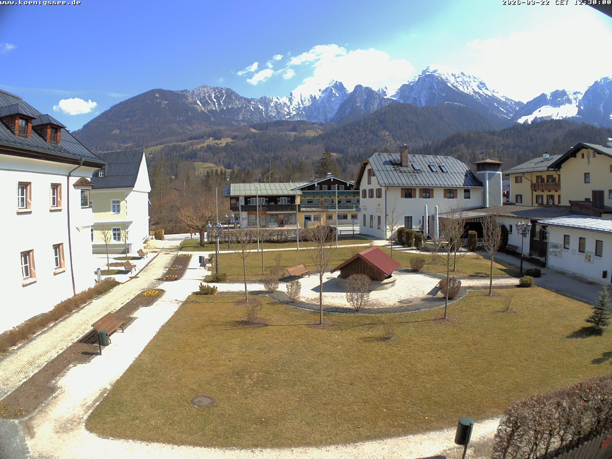 Archiv Foto Webcam Haus des Gastes - Königssee
