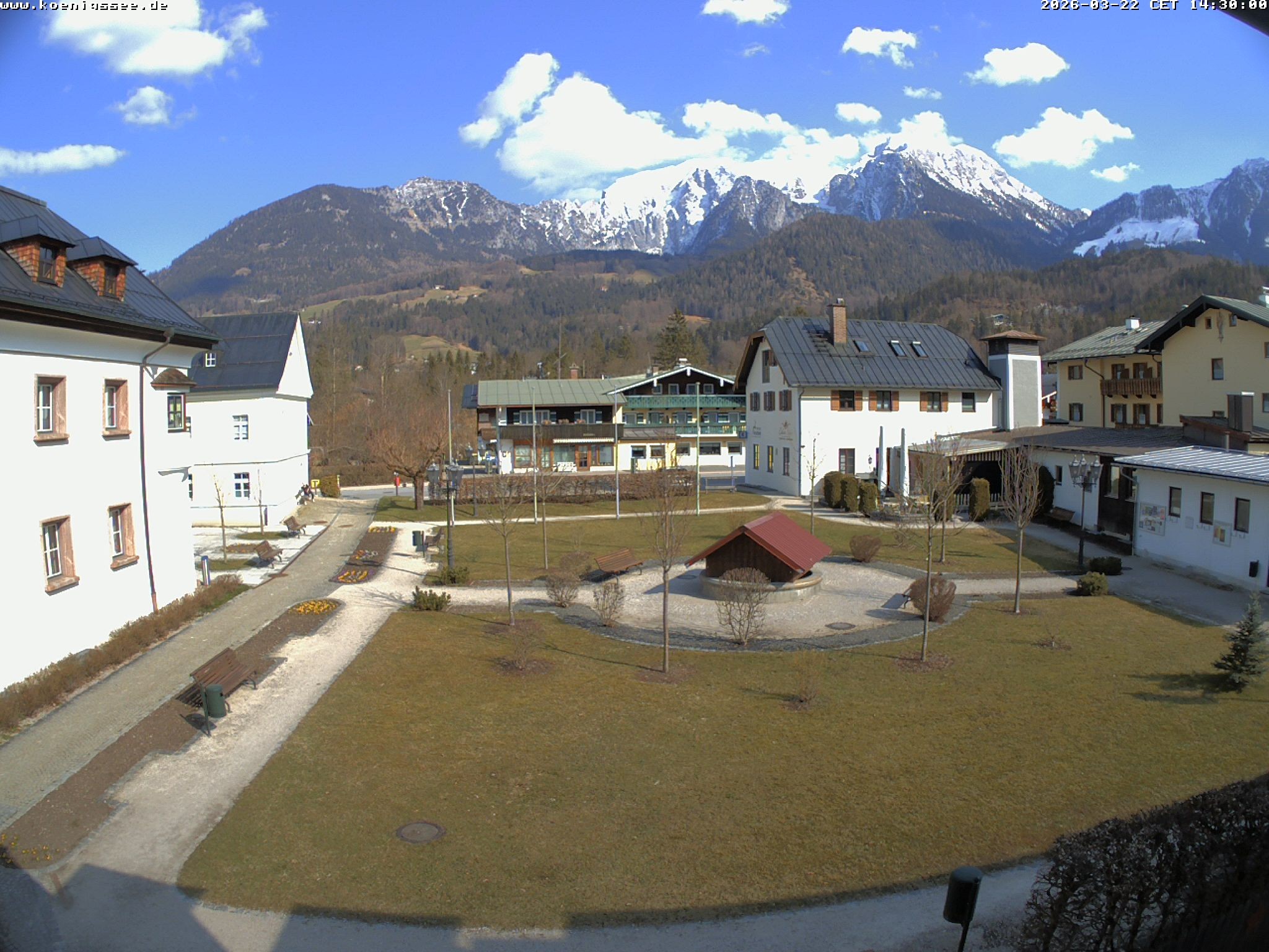 Archiv Foto Webcam Haus des Gastes - Königssee