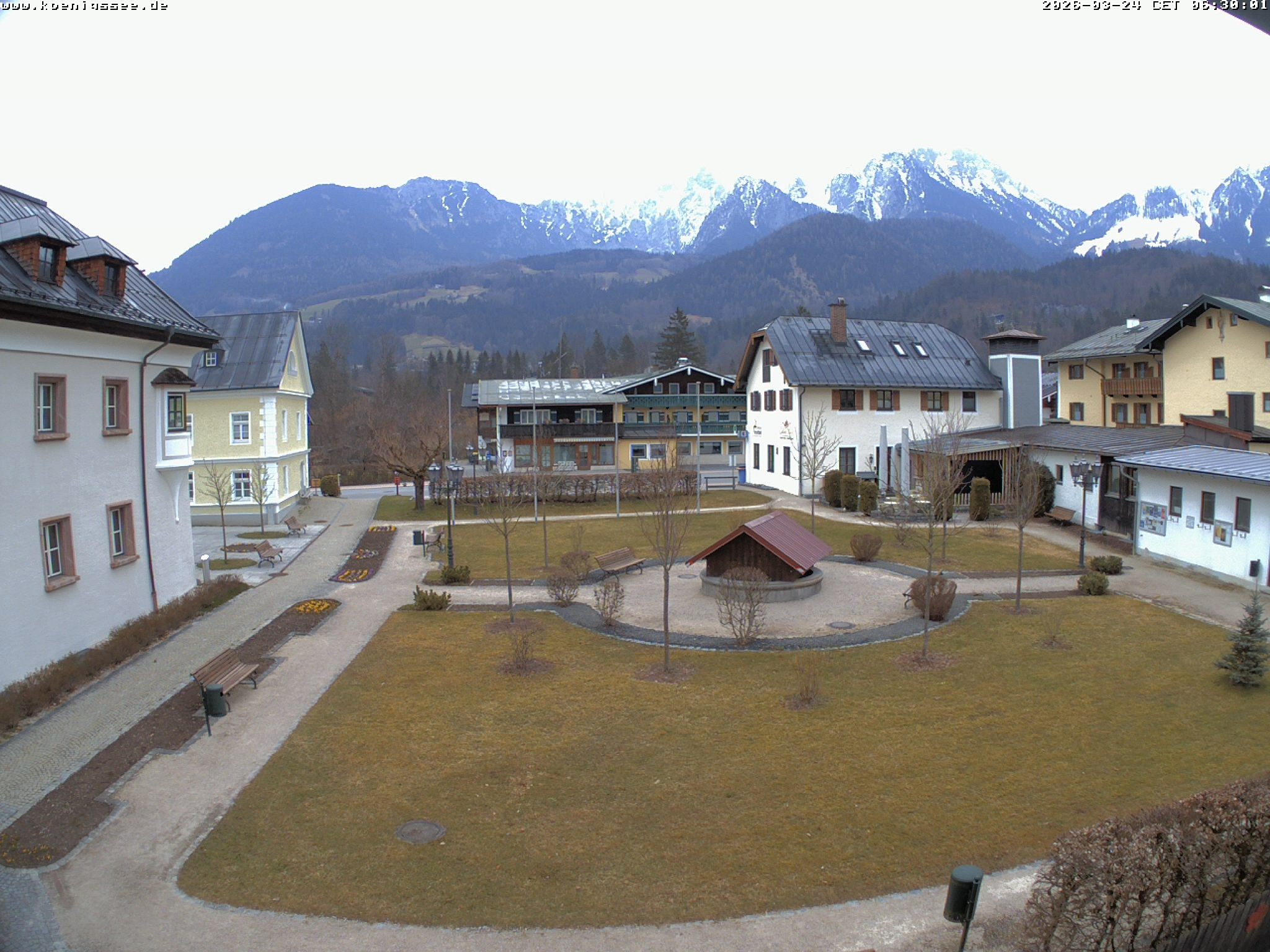 Archiv Foto Webcam Haus des Gastes - Königssee