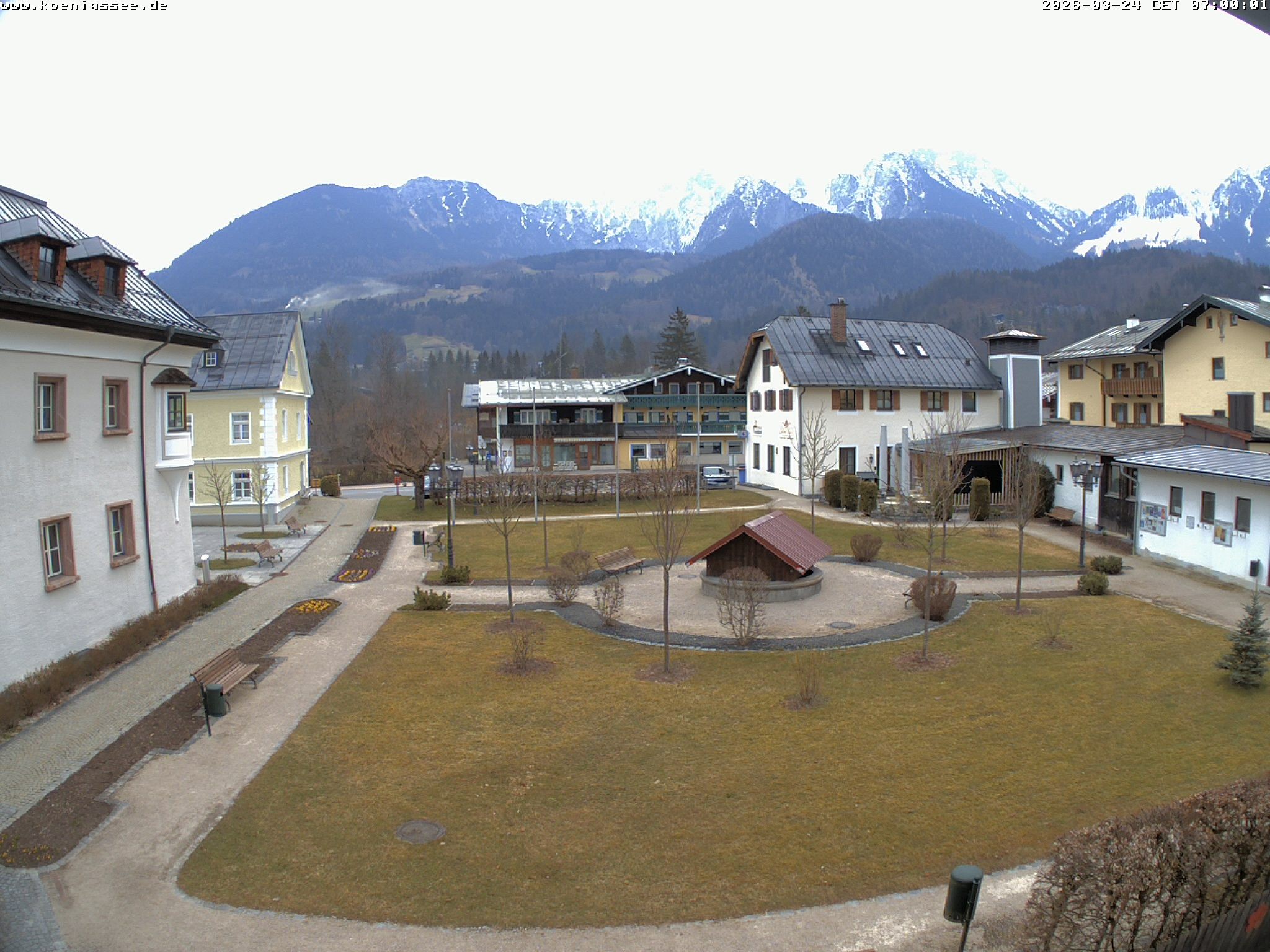 Archiv Foto Webcam Haus des Gastes - Königssee