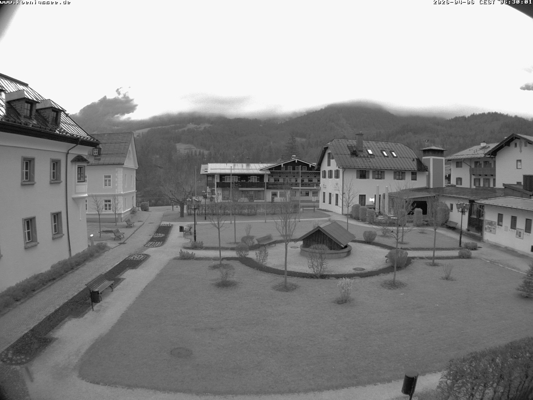 Archiv Foto Webcam Haus des Gastes - Königssee