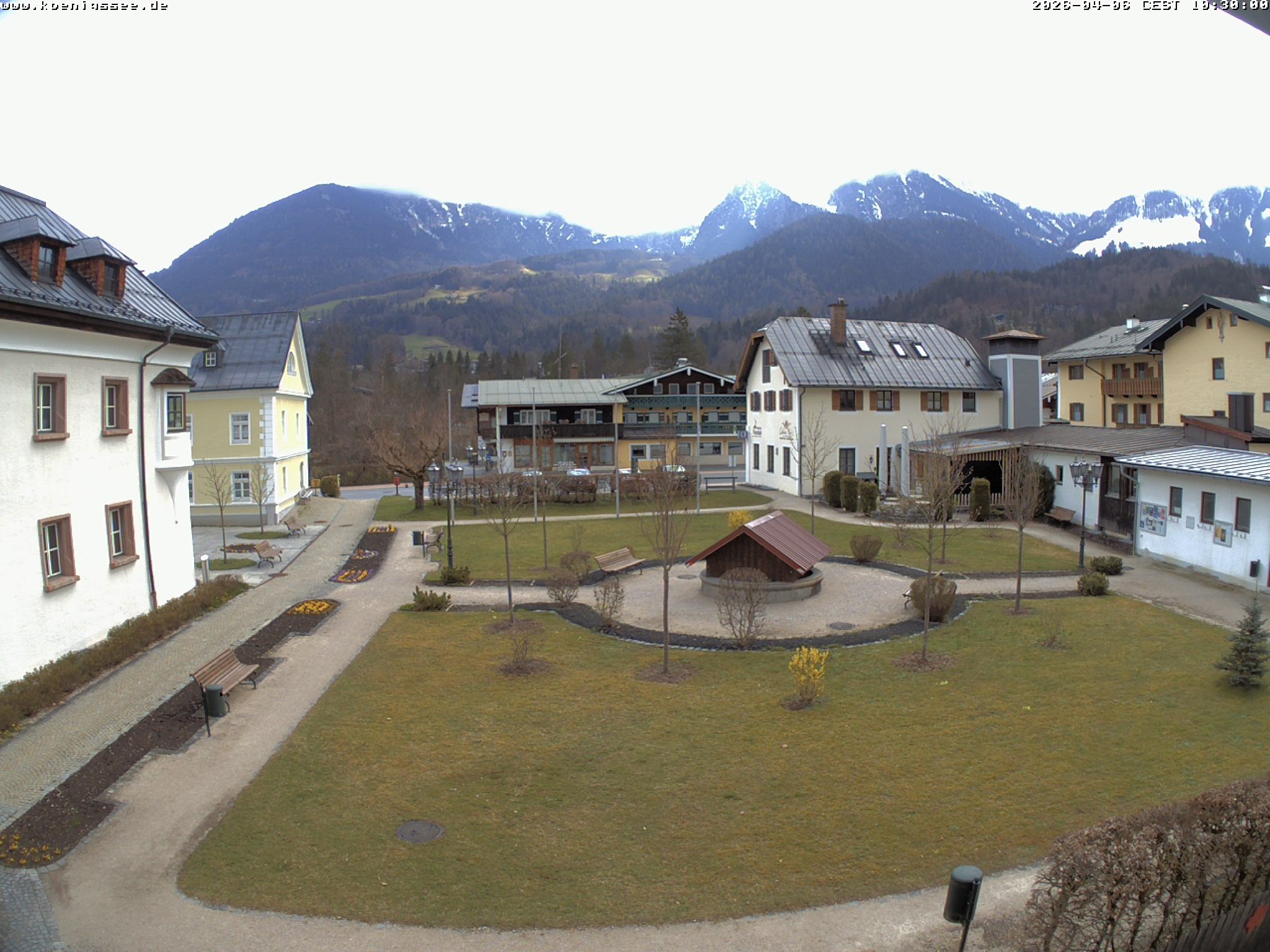Archiv Foto Webcam Haus des Gastes - Königssee