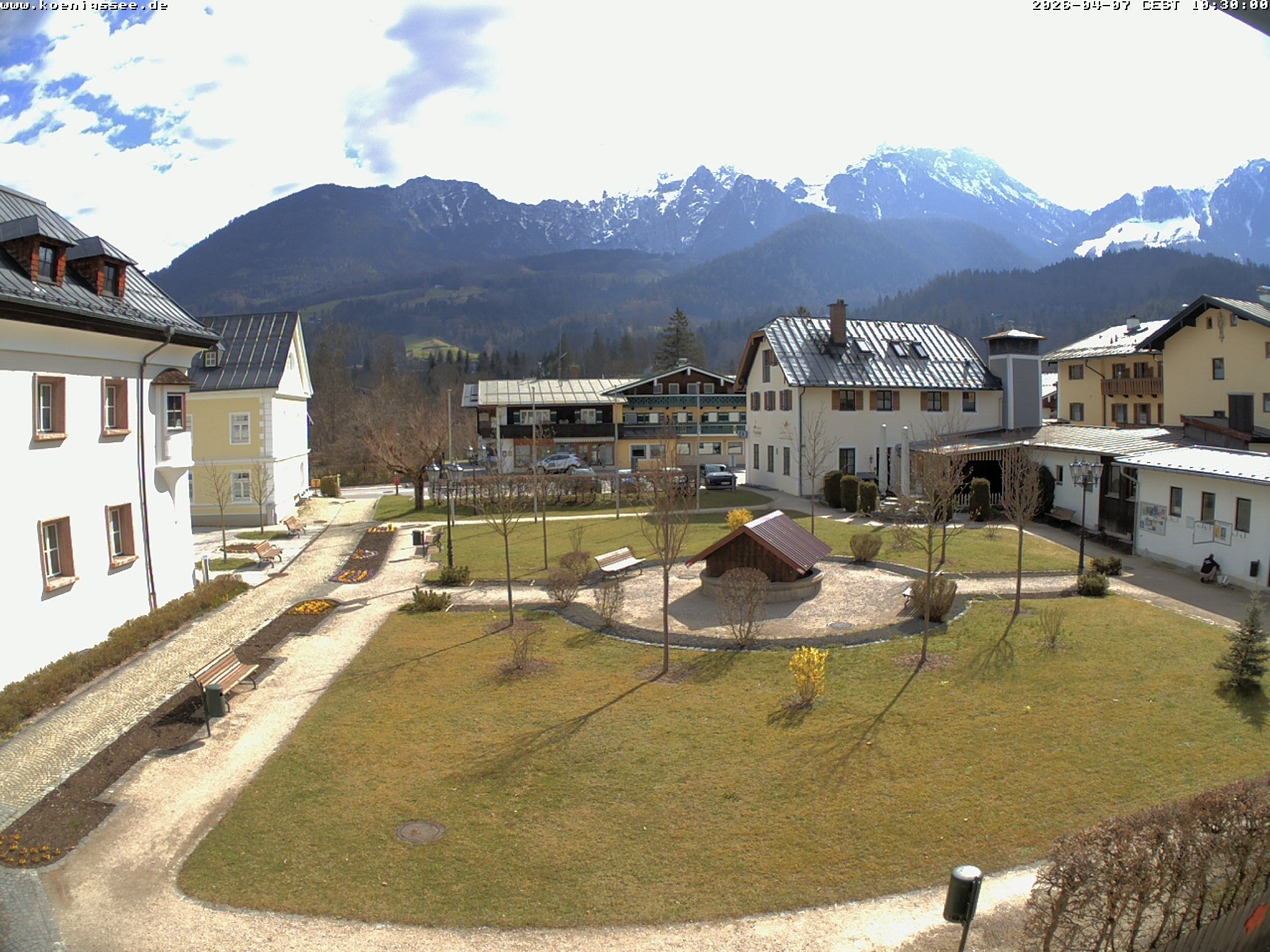 Archiv Foto Webcam Haus des Gastes - Königssee