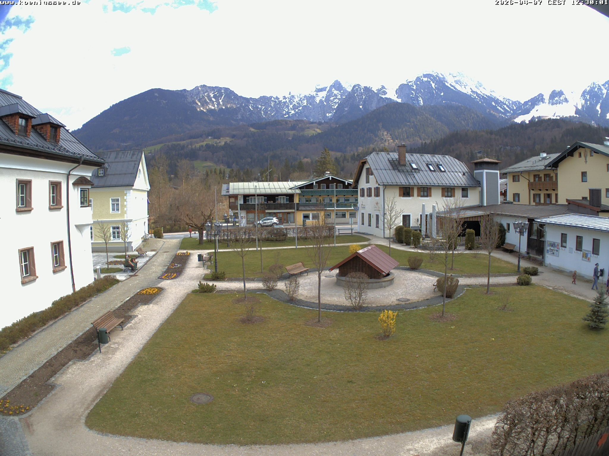 Archiv Foto Webcam Haus des Gastes - Königssee