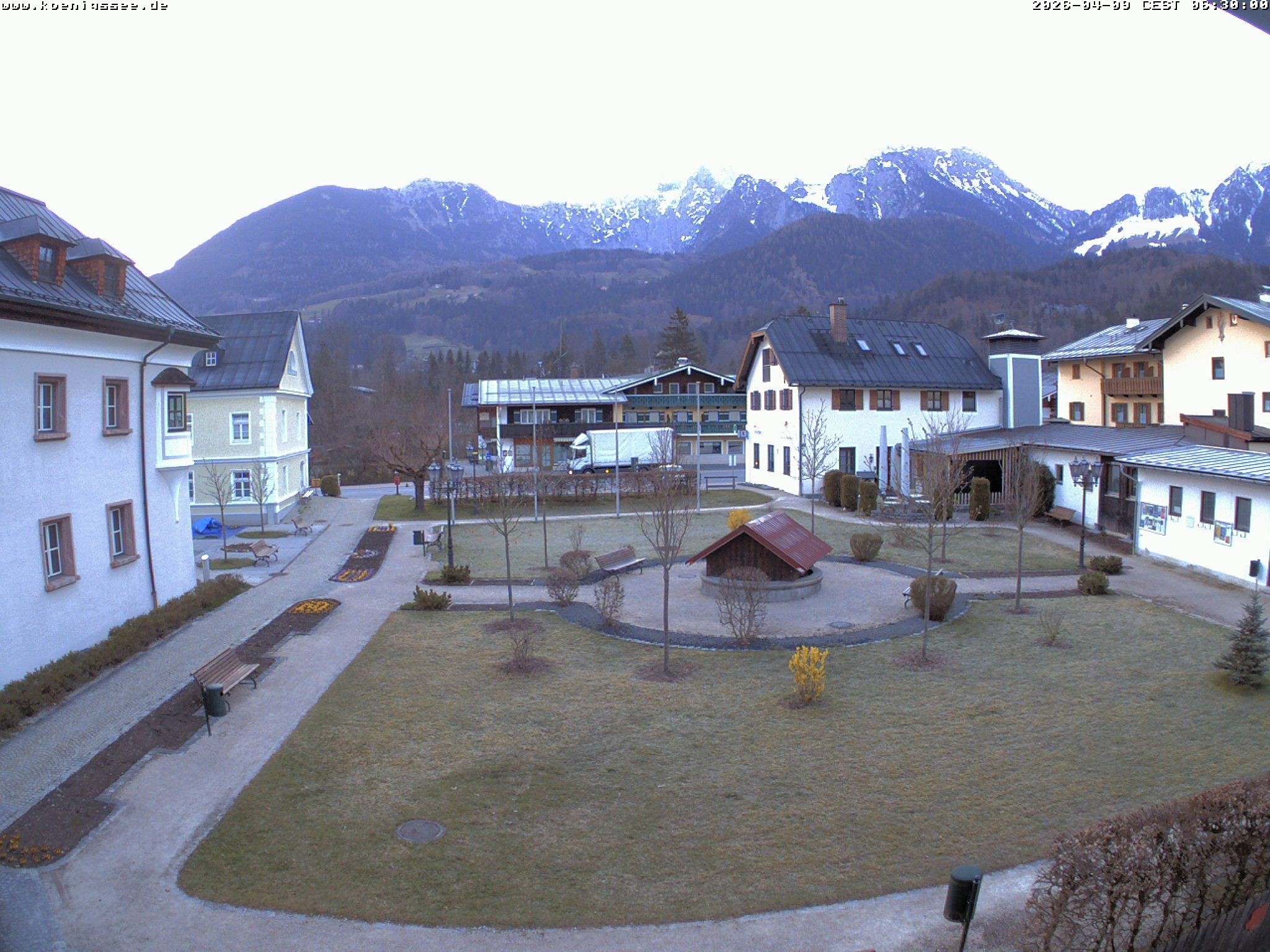 Archiv Foto Webcam Haus des Gastes - Königssee