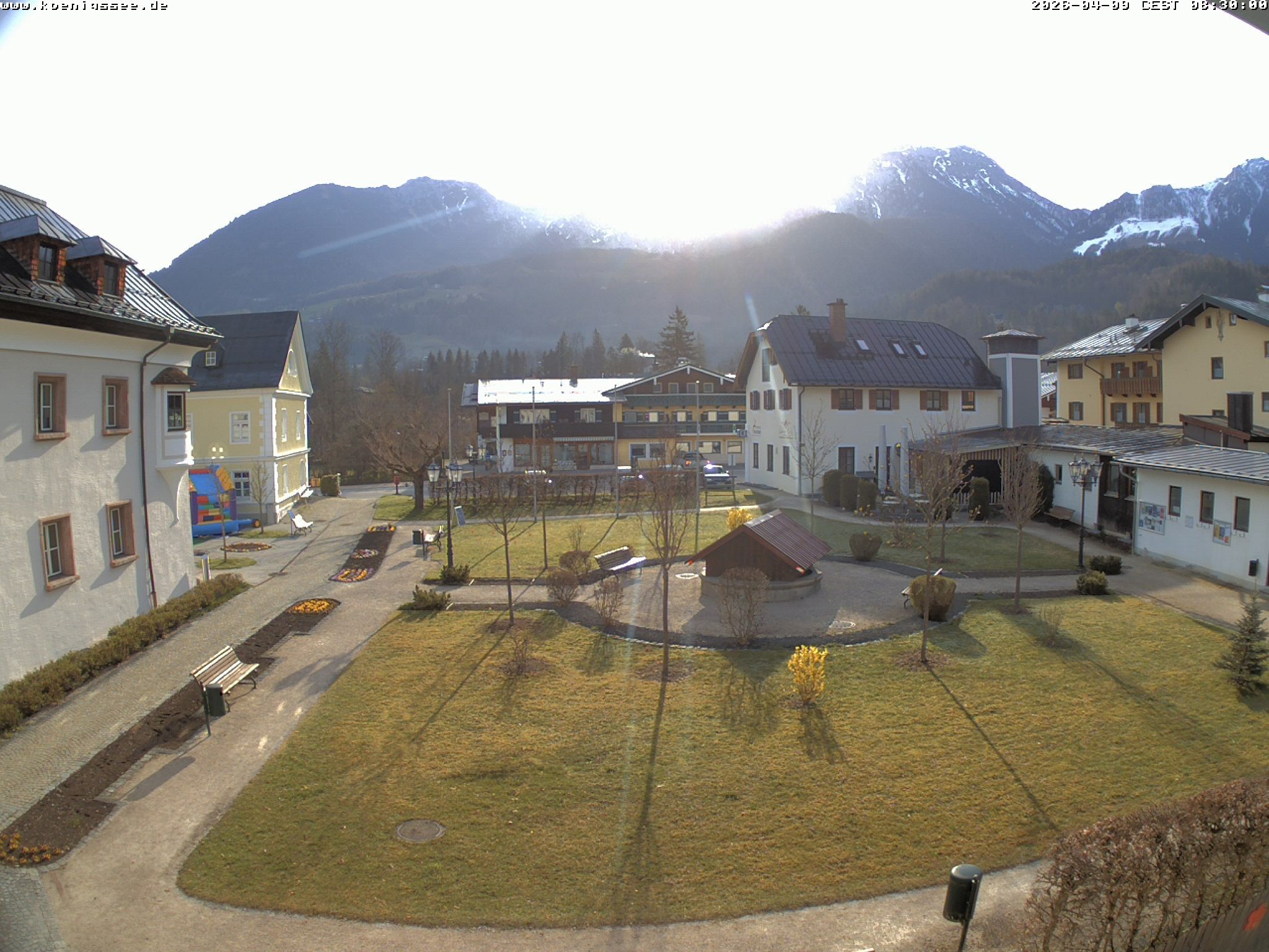 Archiv Foto Webcam Haus des Gastes - Königssee