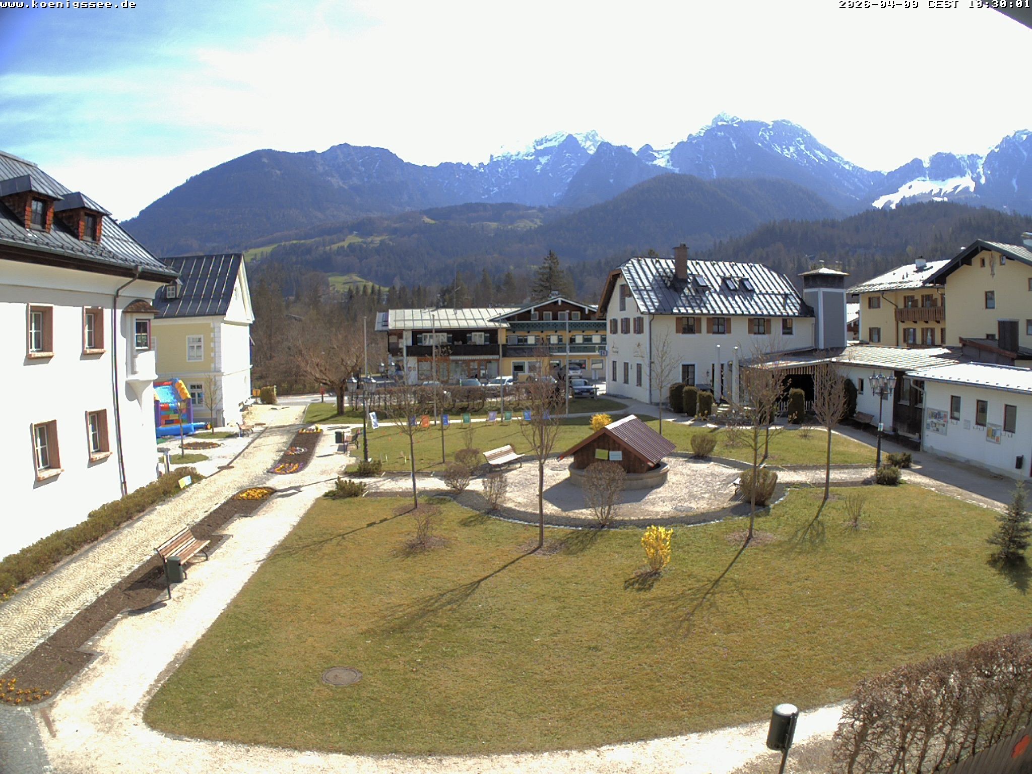 Archiv Foto Webcam Haus des Gastes - Königssee