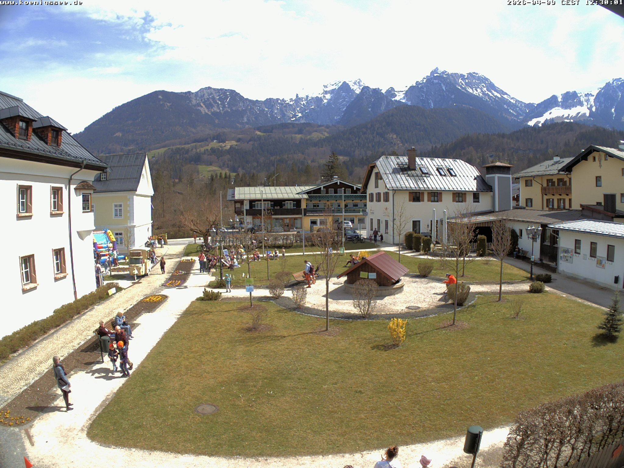 Archiv Foto Webcam Haus des Gastes - Königssee