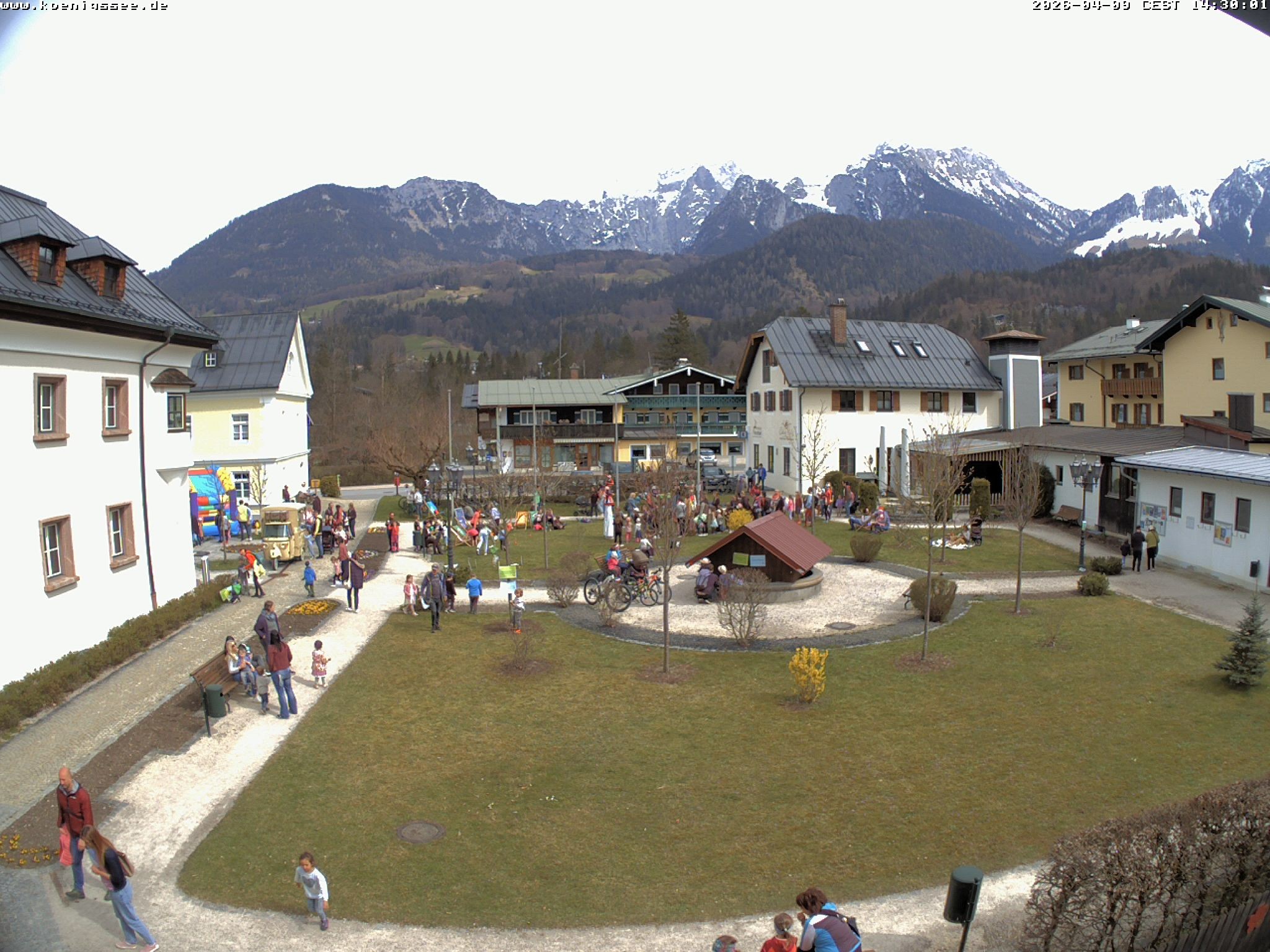 Archiv Foto Webcam Haus des Gastes - Königssee