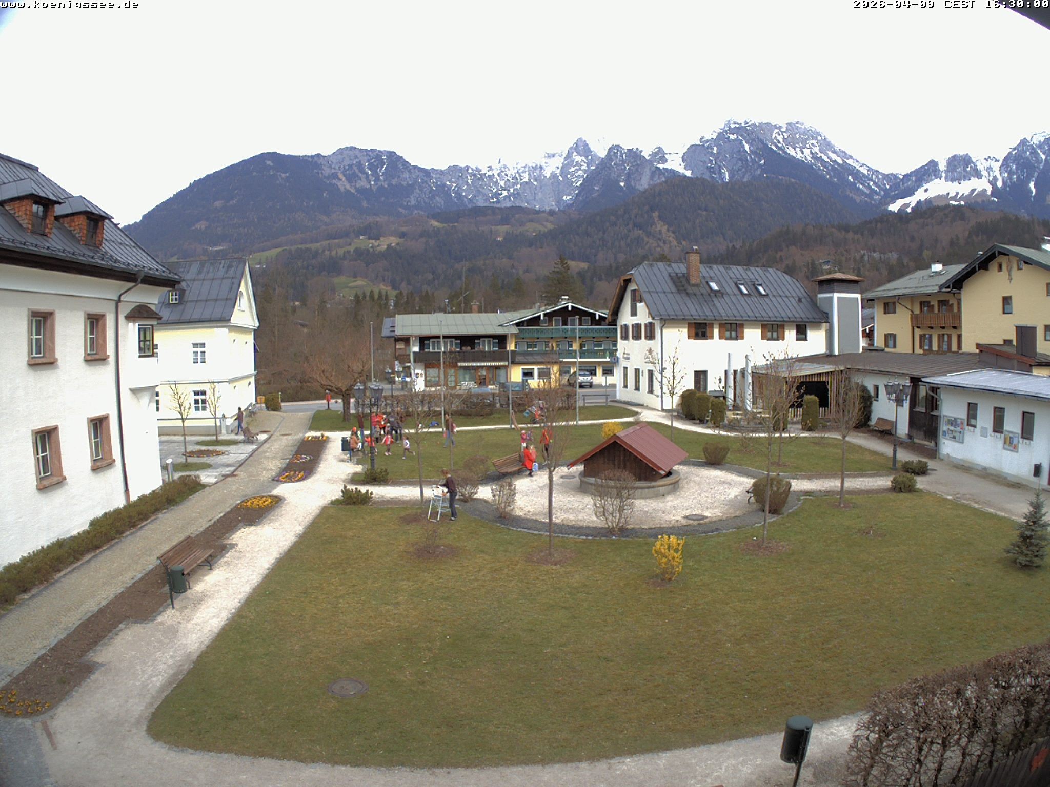 Archiv Foto Webcam Haus des Gastes - Königssee