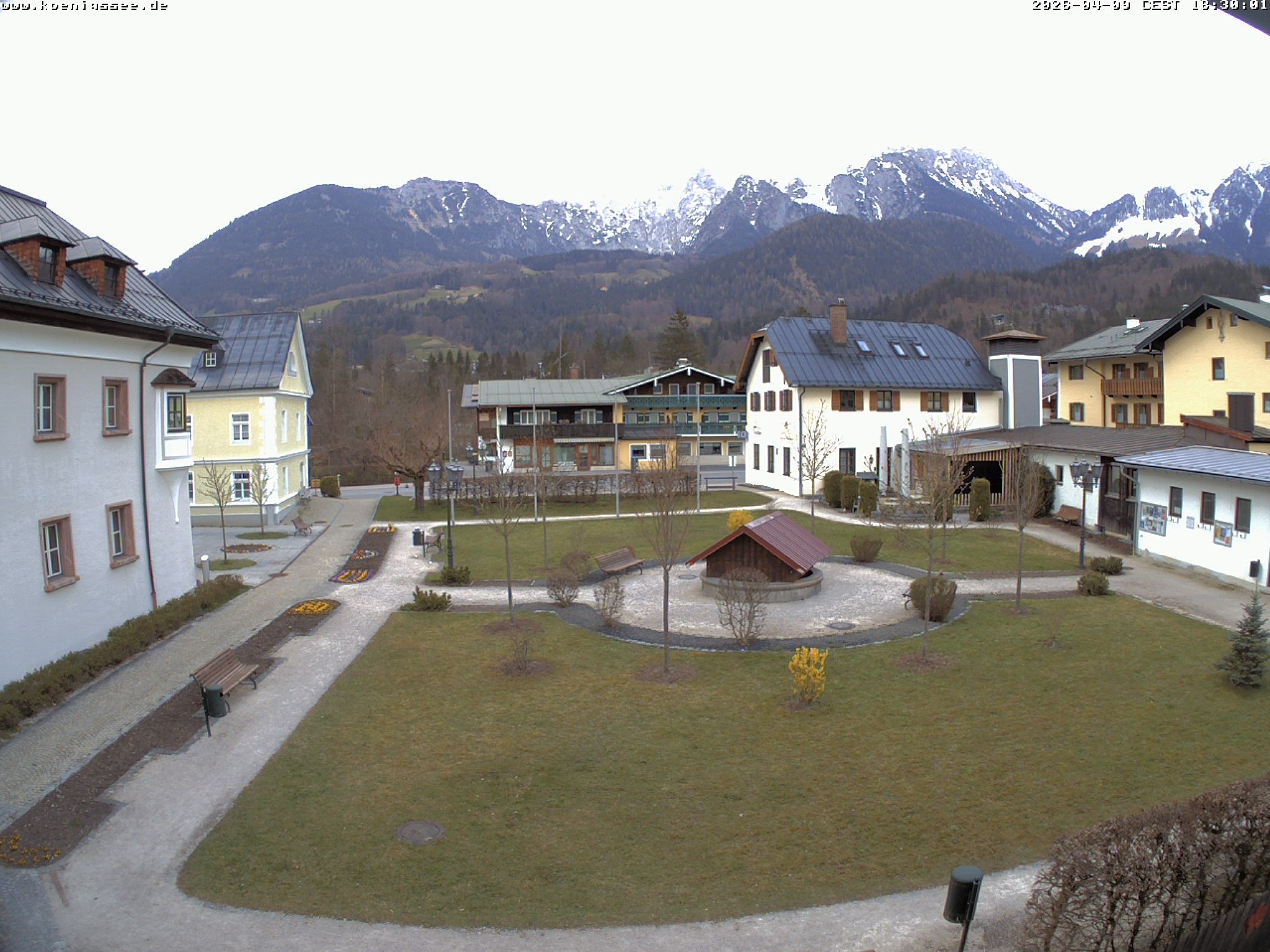 Archiv Foto Webcam Haus des Gastes - Königssee