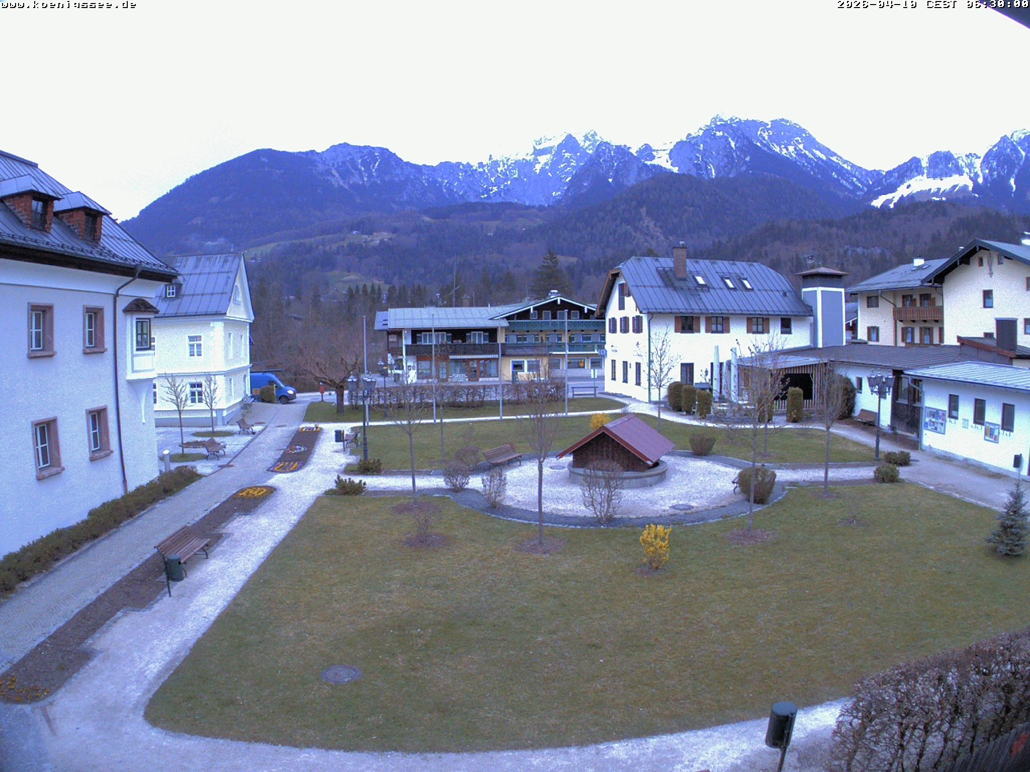 Archiv Foto Webcam Haus des Gastes - Königssee
