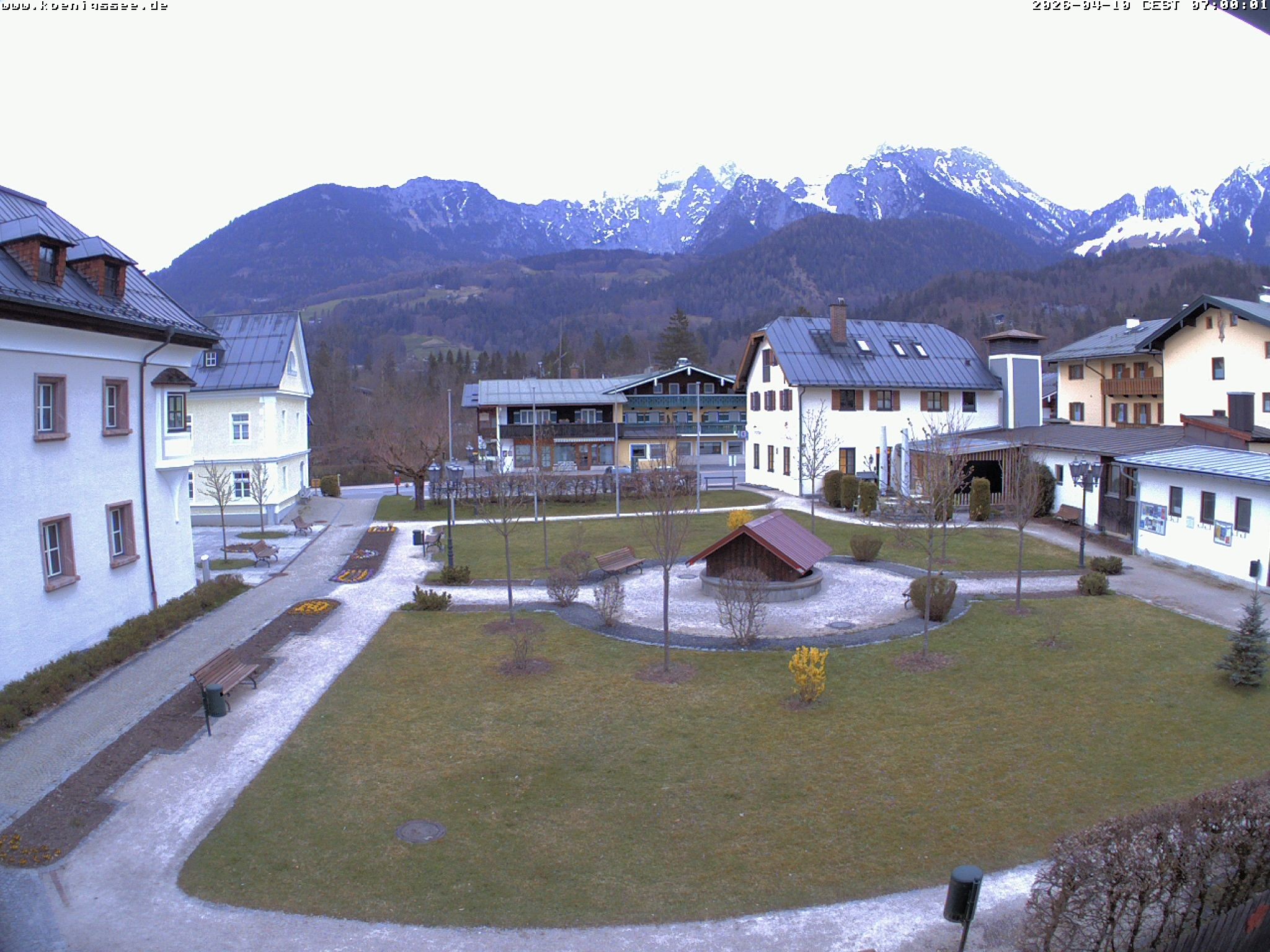 Archiv Foto Webcam Haus des Gastes - Königssee