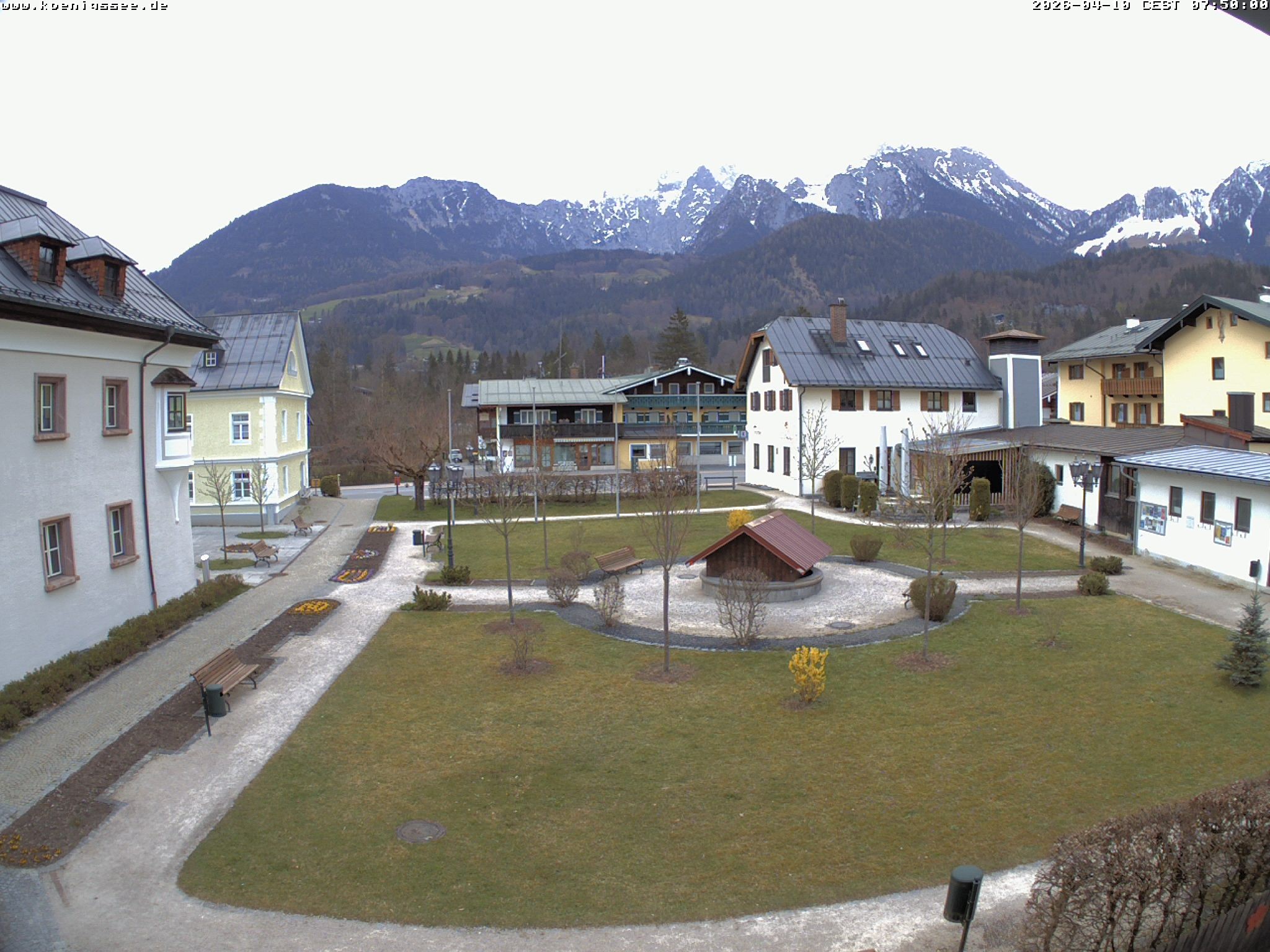 Archiv Foto Webcam Haus des Gastes - Königssee