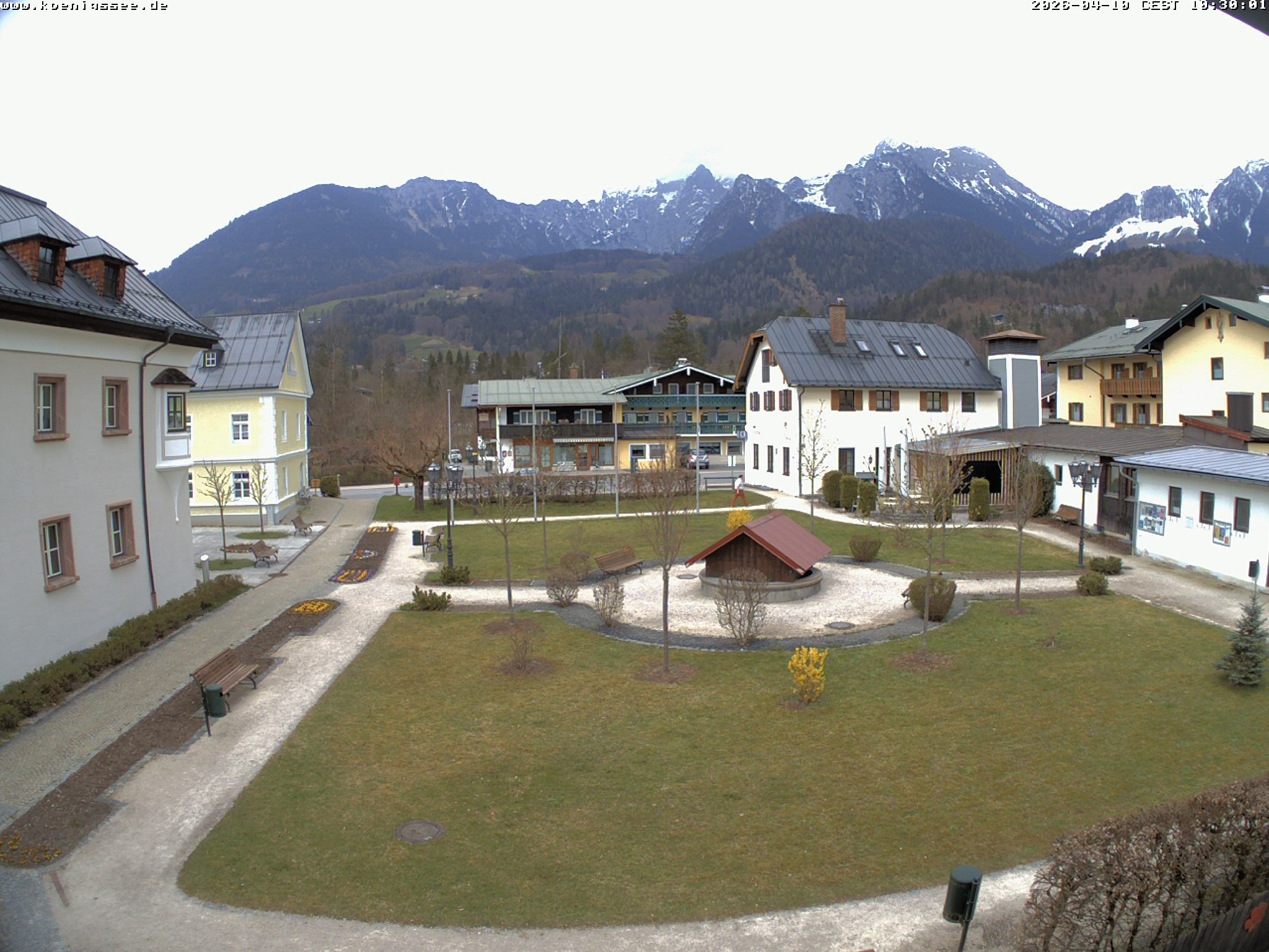 Archiv Foto Webcam Haus des Gastes - Königssee