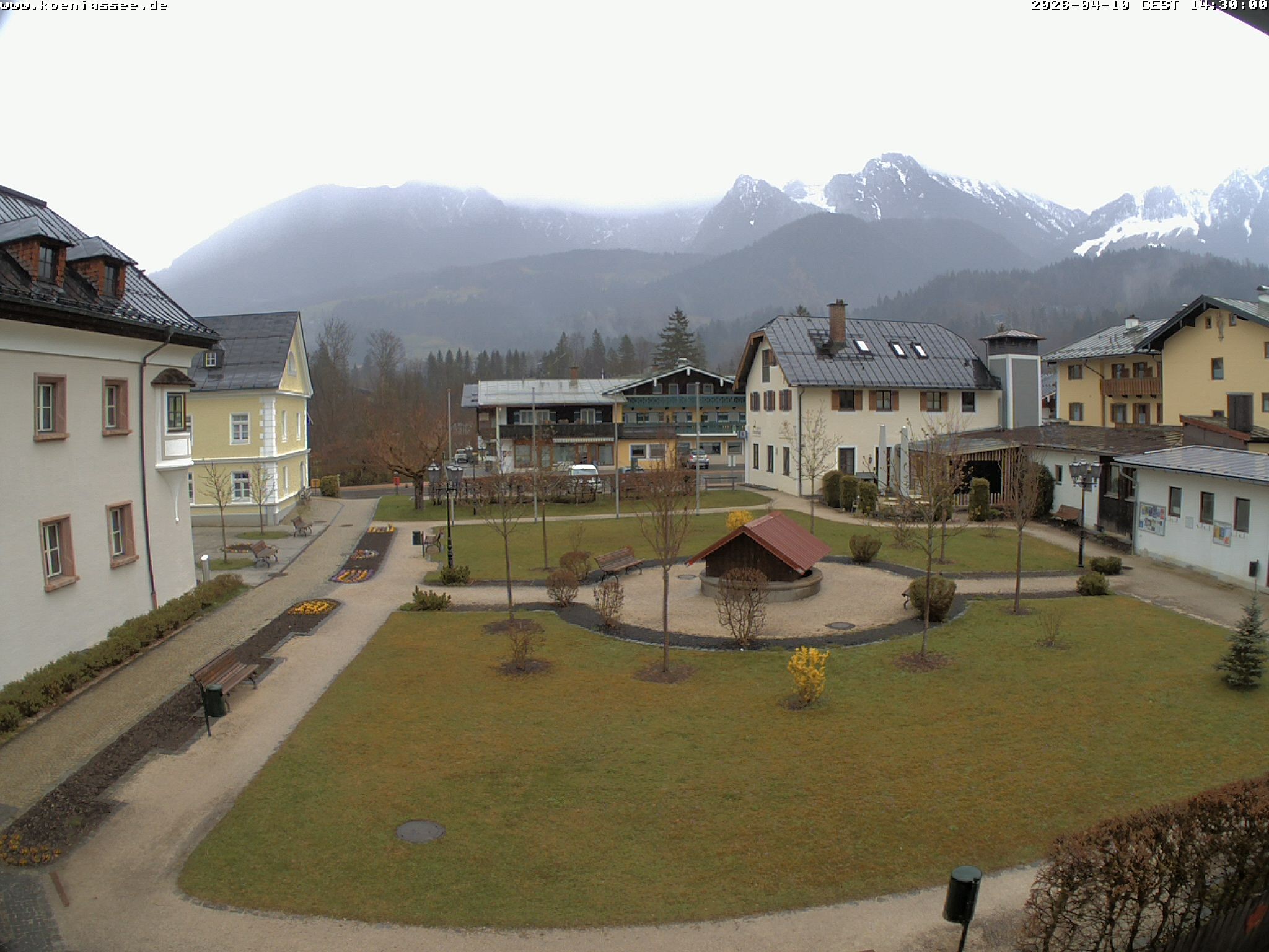 Archiv Foto Webcam Haus des Gastes - Königssee