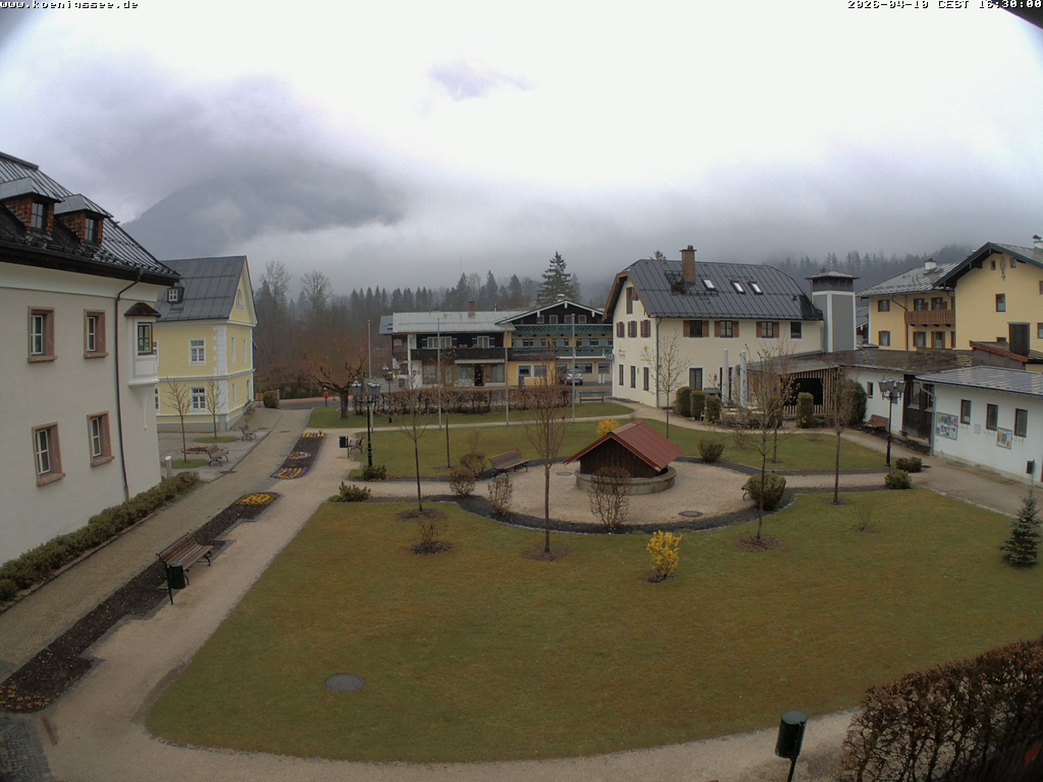 Archiv Foto Webcam Haus des Gastes - Königssee