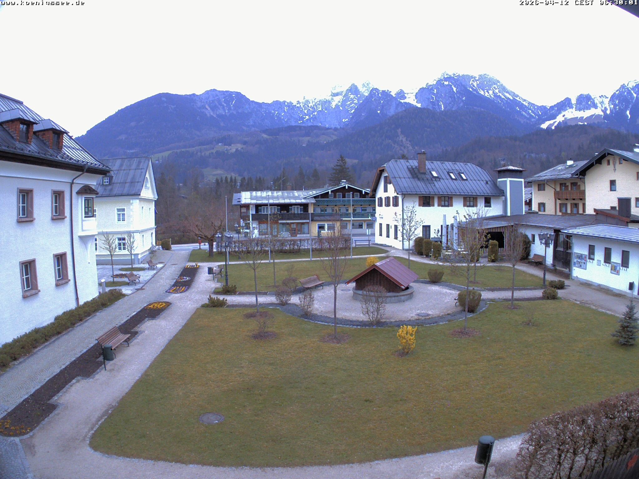 Archiv Foto Webcam Haus des Gastes - Königssee