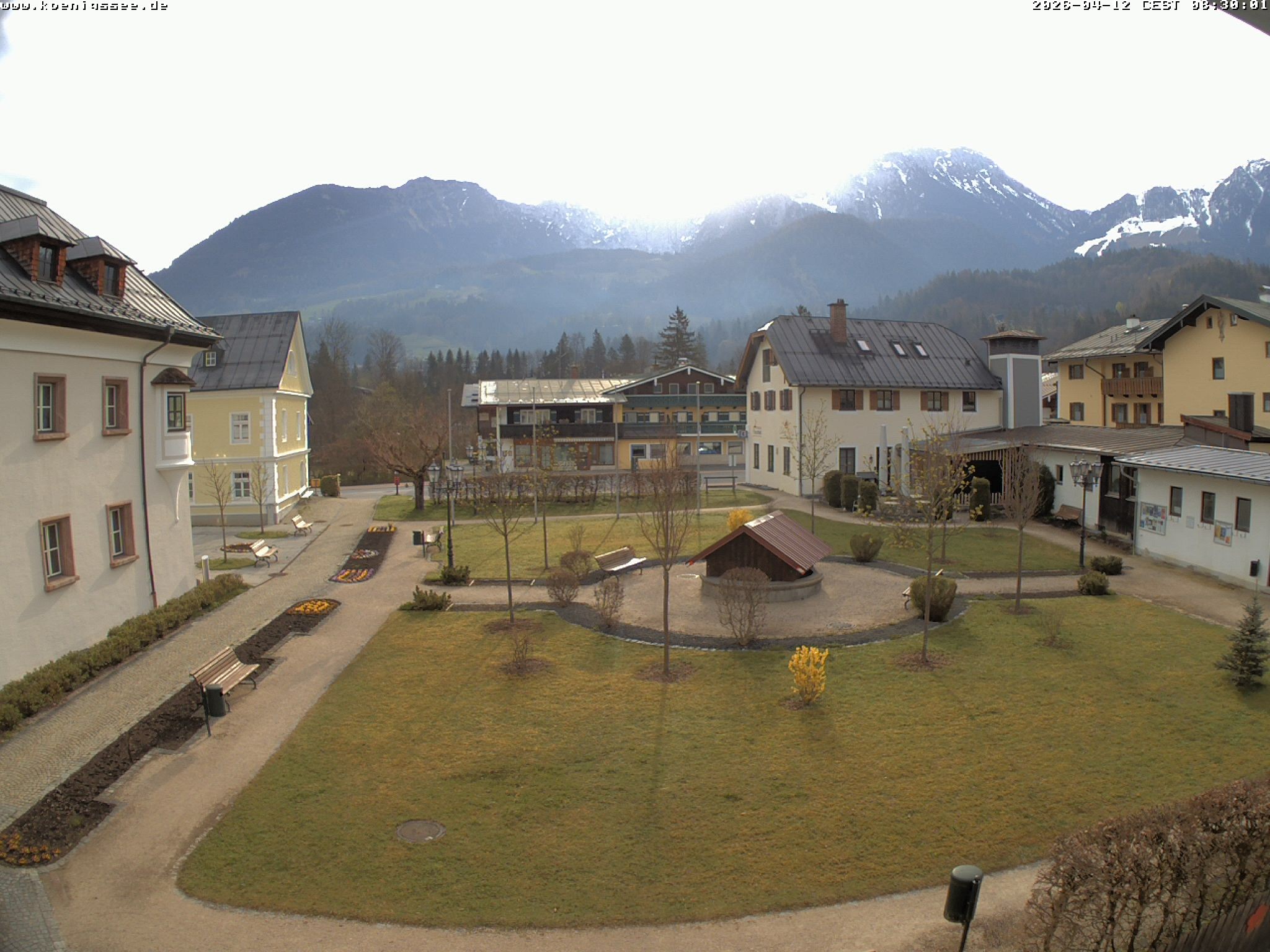 Archiv Foto Webcam Haus des Gastes - Königssee