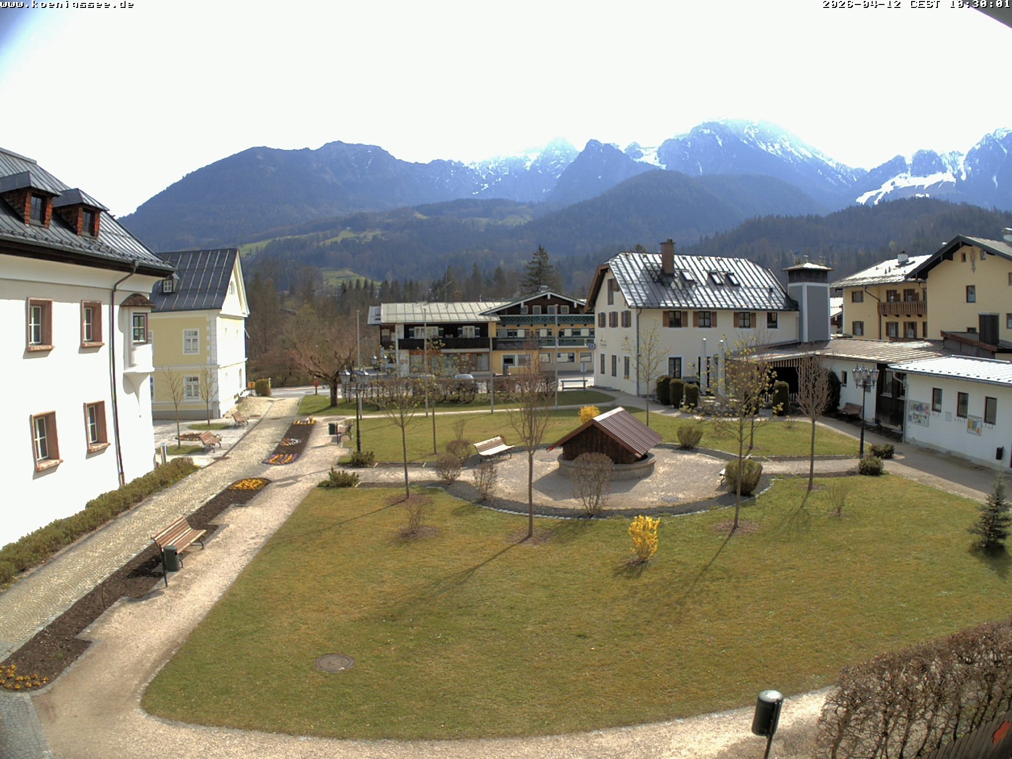Archiv Foto Webcam Haus des Gastes - Königssee