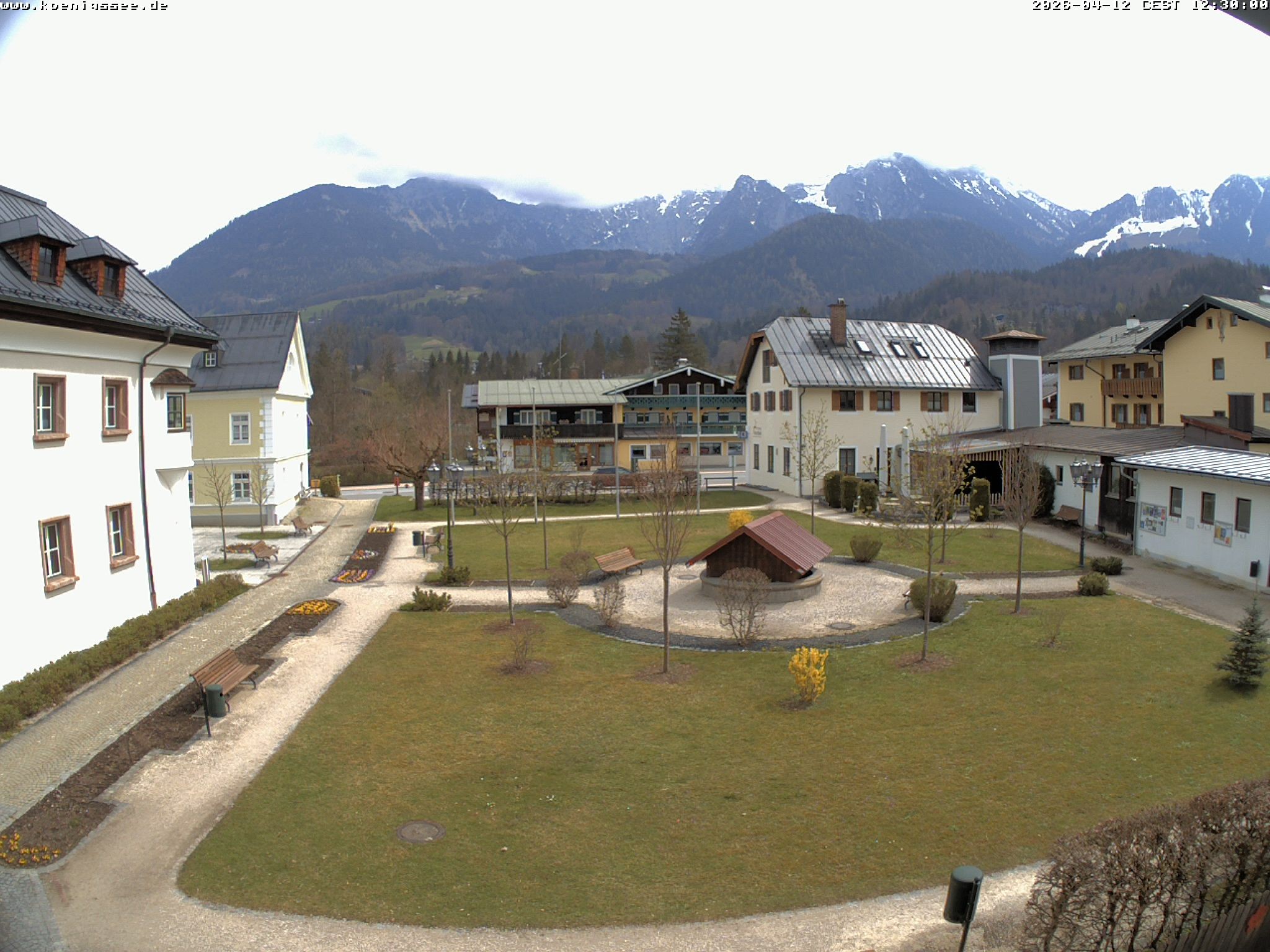 Archiv Foto Webcam Haus des Gastes - Königssee