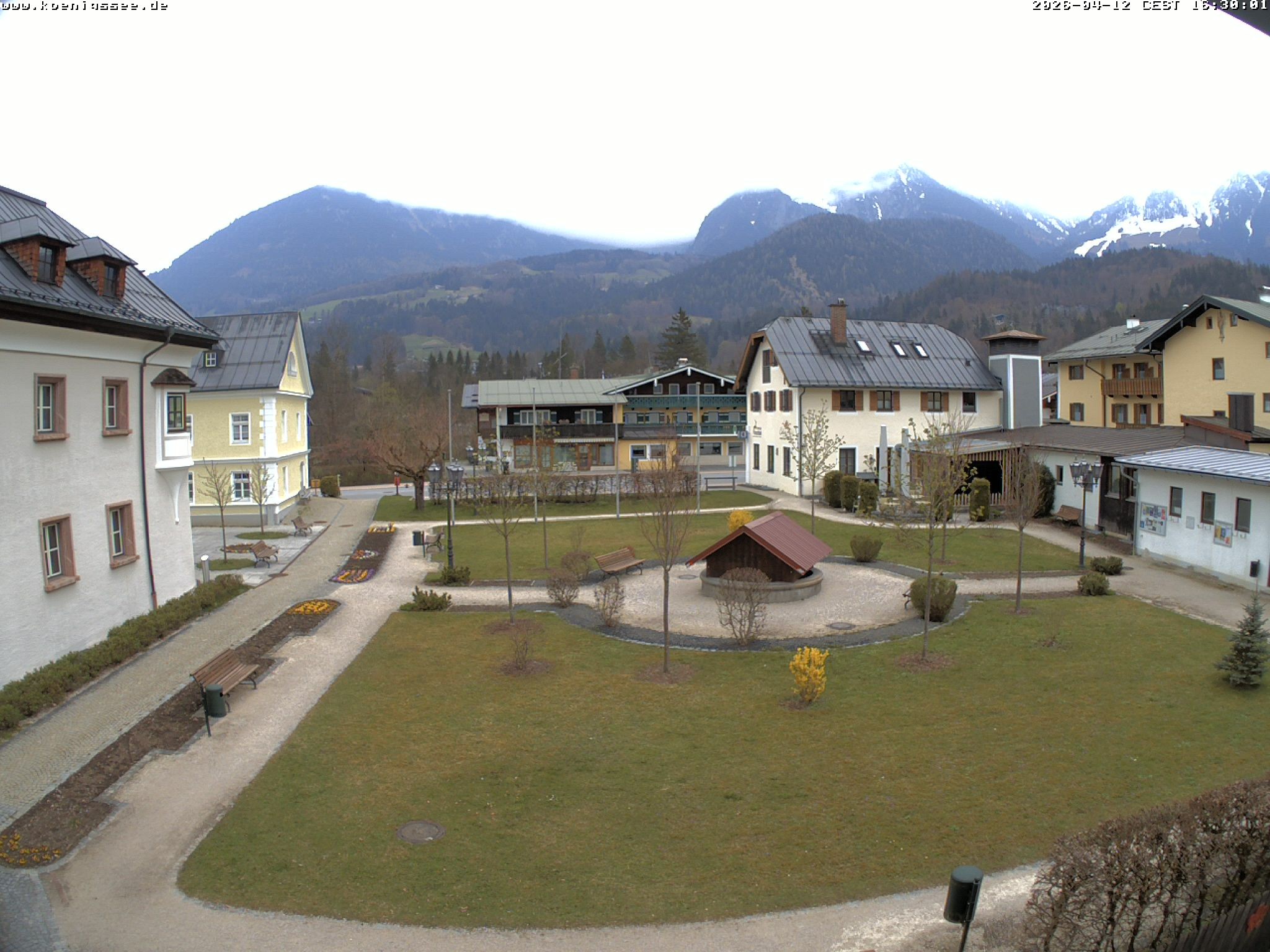 Archiv Foto Webcam Haus des Gastes - Königssee