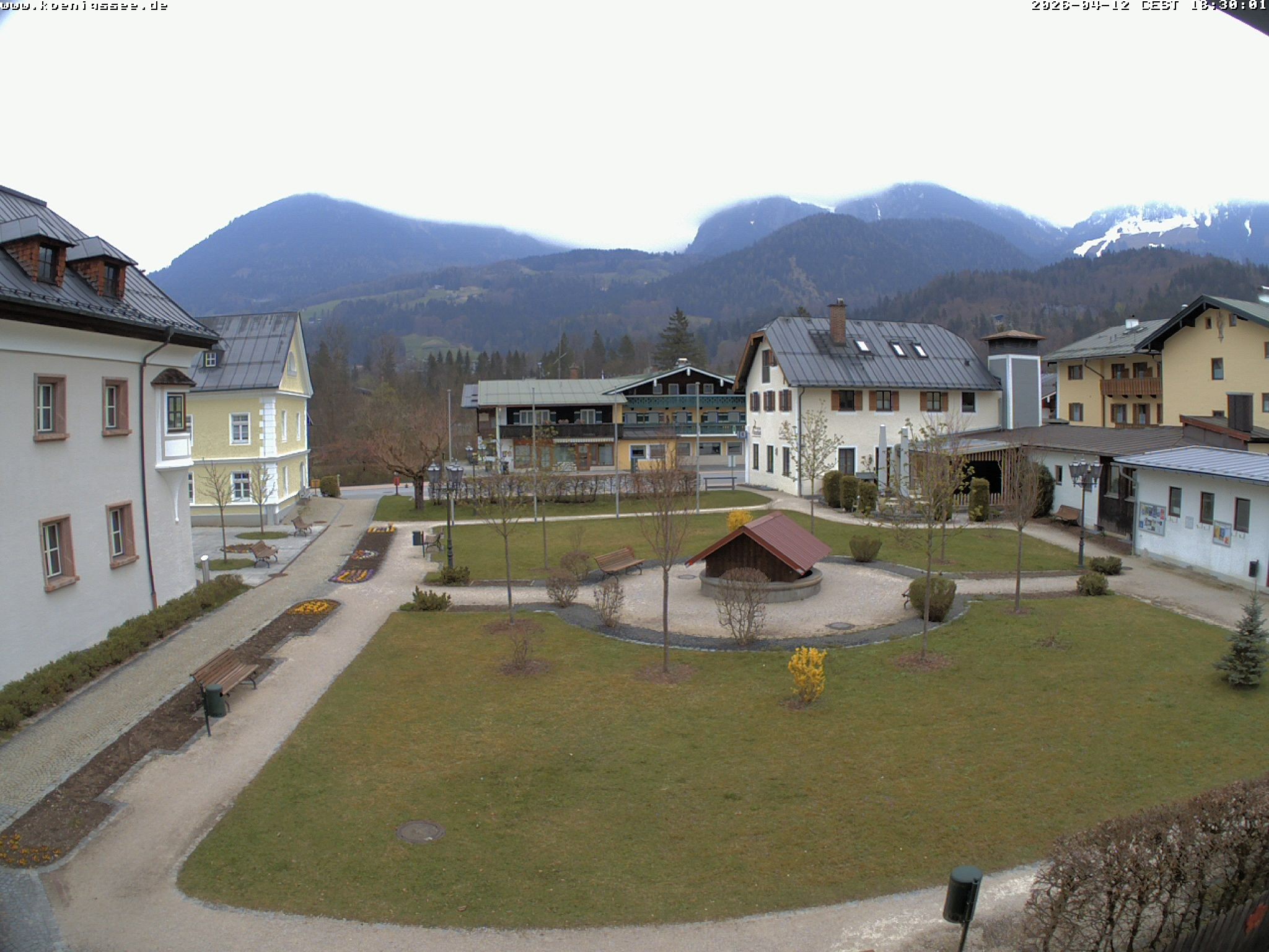 Archiv Foto Webcam Haus des Gastes - Königssee
