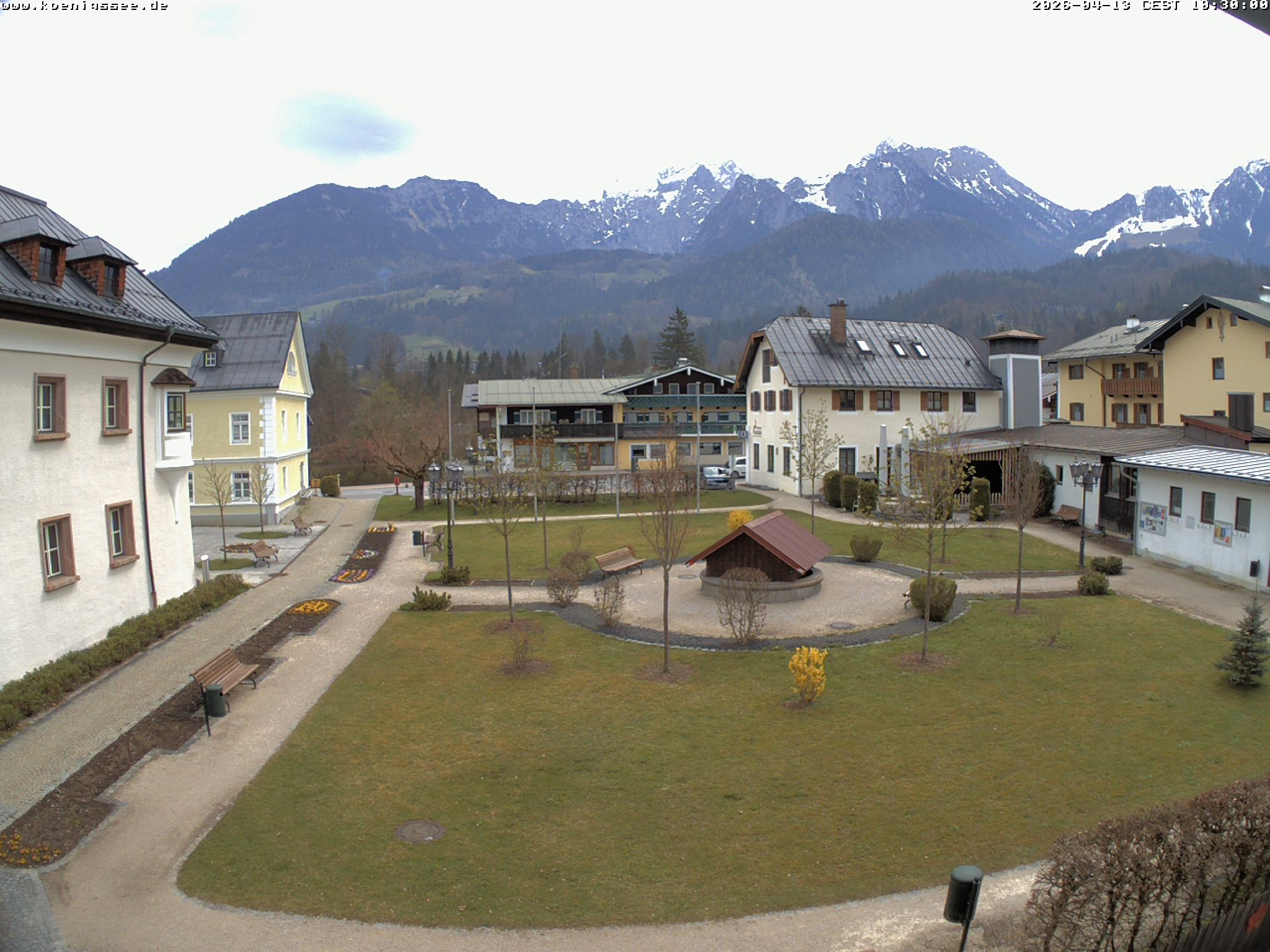 Archiv Foto Webcam Haus des Gastes - Königssee