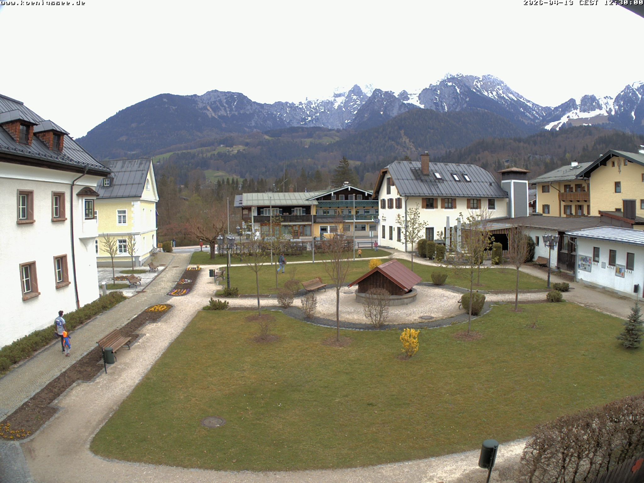 Archiv Foto Webcam Haus des Gastes - Königssee